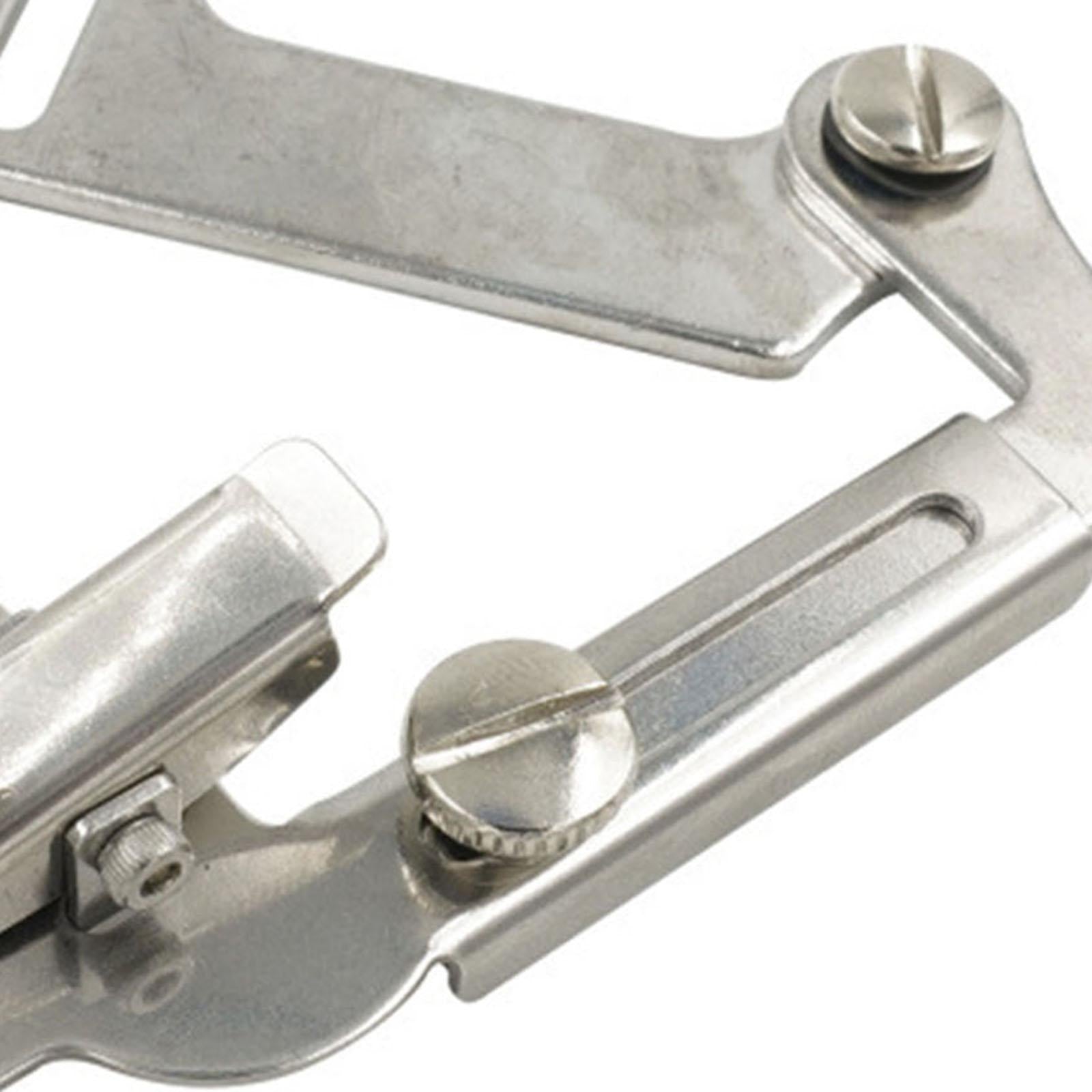 Steel Sewing Machine Presser Foot Universal Edge Guide Curling Device Parts