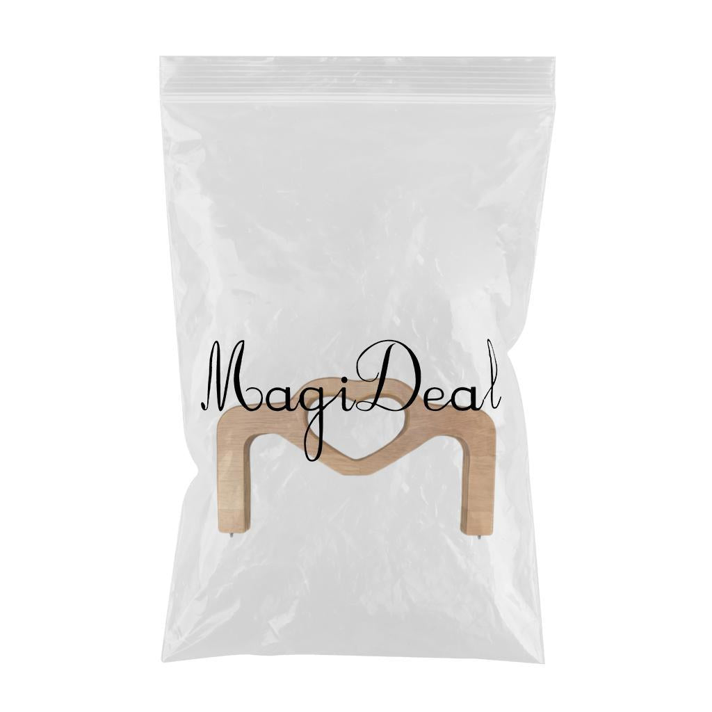 Wooden Handbag Bag Handle Replacement Handcrafted Accessories  25x14cm