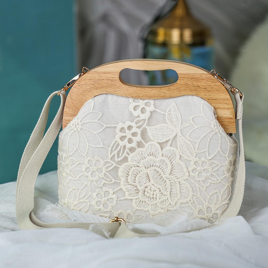 Wooden Handbag Bag Handle Replacement Handcrafted Accessories  28x11cm