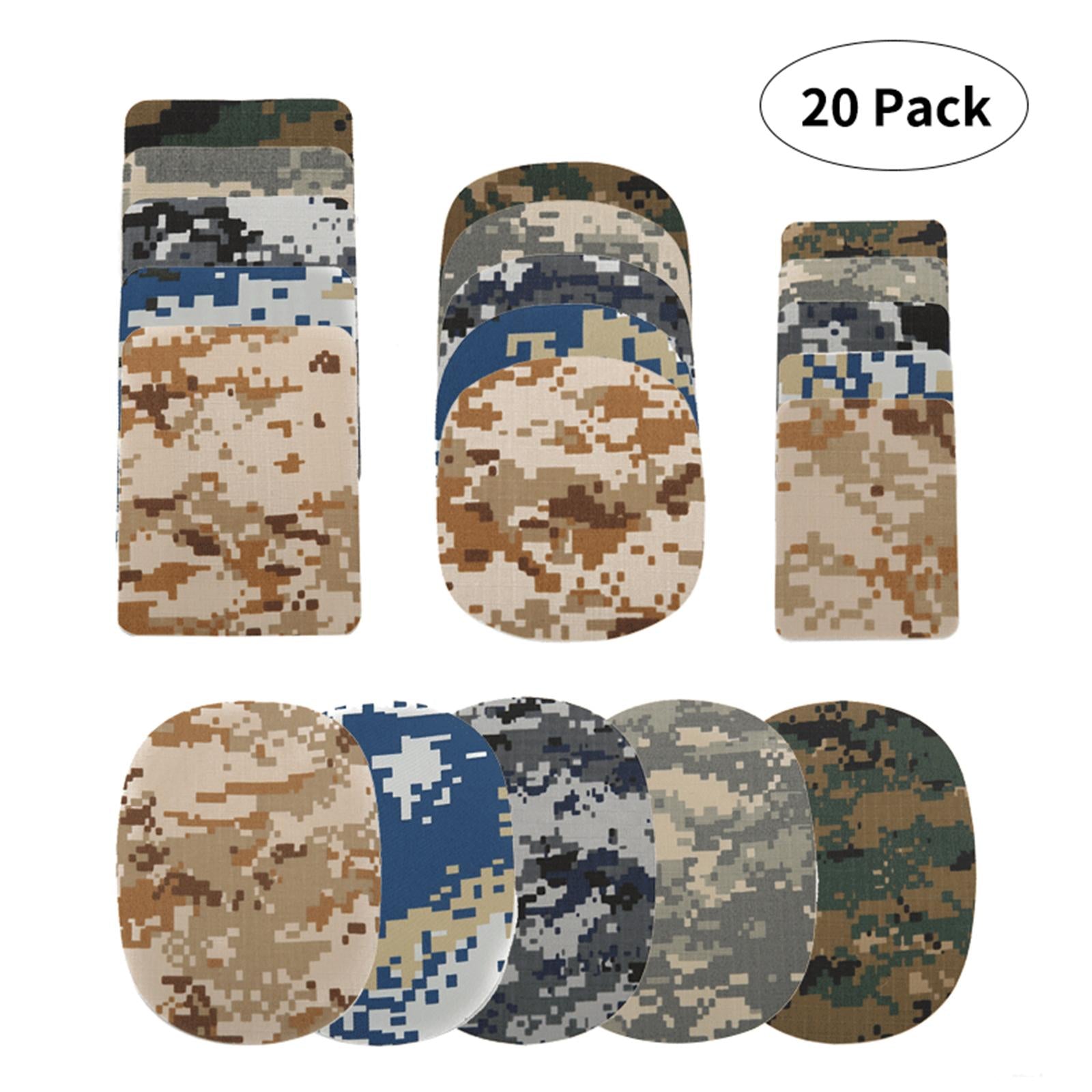 20x Polyester Iron On Patches Stick On for Down Backpacks Mending Holes
