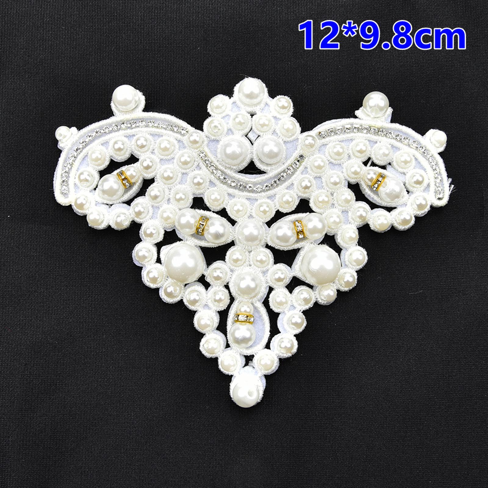 Crystal Pearl Shoe Clips Women Wedding Banquet Boots Charms Jewelry Decor 12x9.8cm