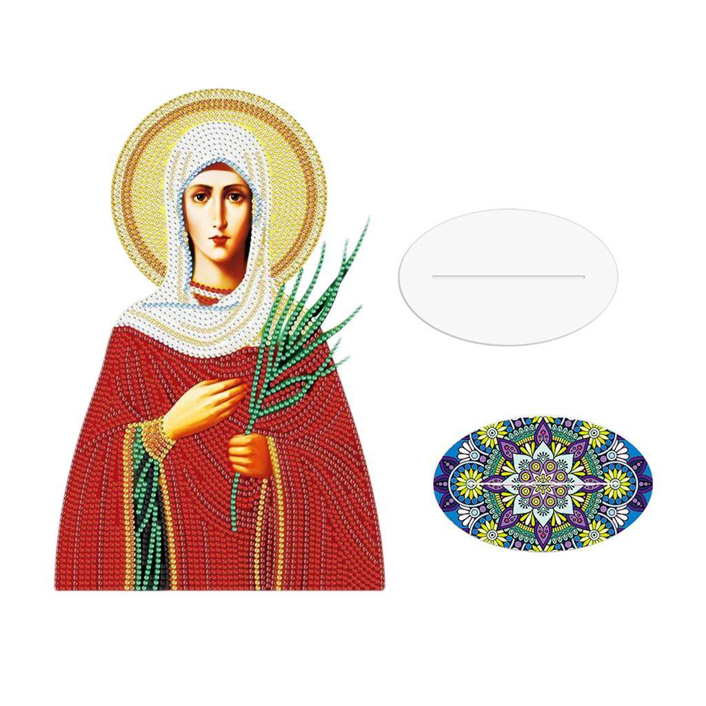 Creative Diamond Painting Arts Craft Religions Decor Ornaments Red