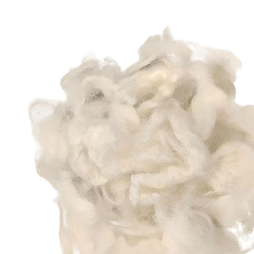 Wool Felt Wool Roving for Adults Needle Felting Doll Hair Making White