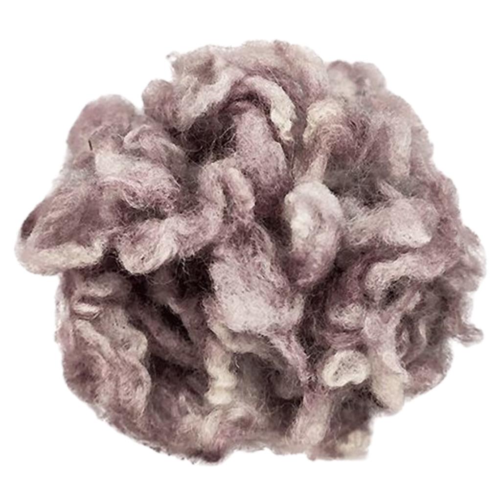 Wool Felt Wool Roving for Adults Needle Felting Doll Hair Making Gray