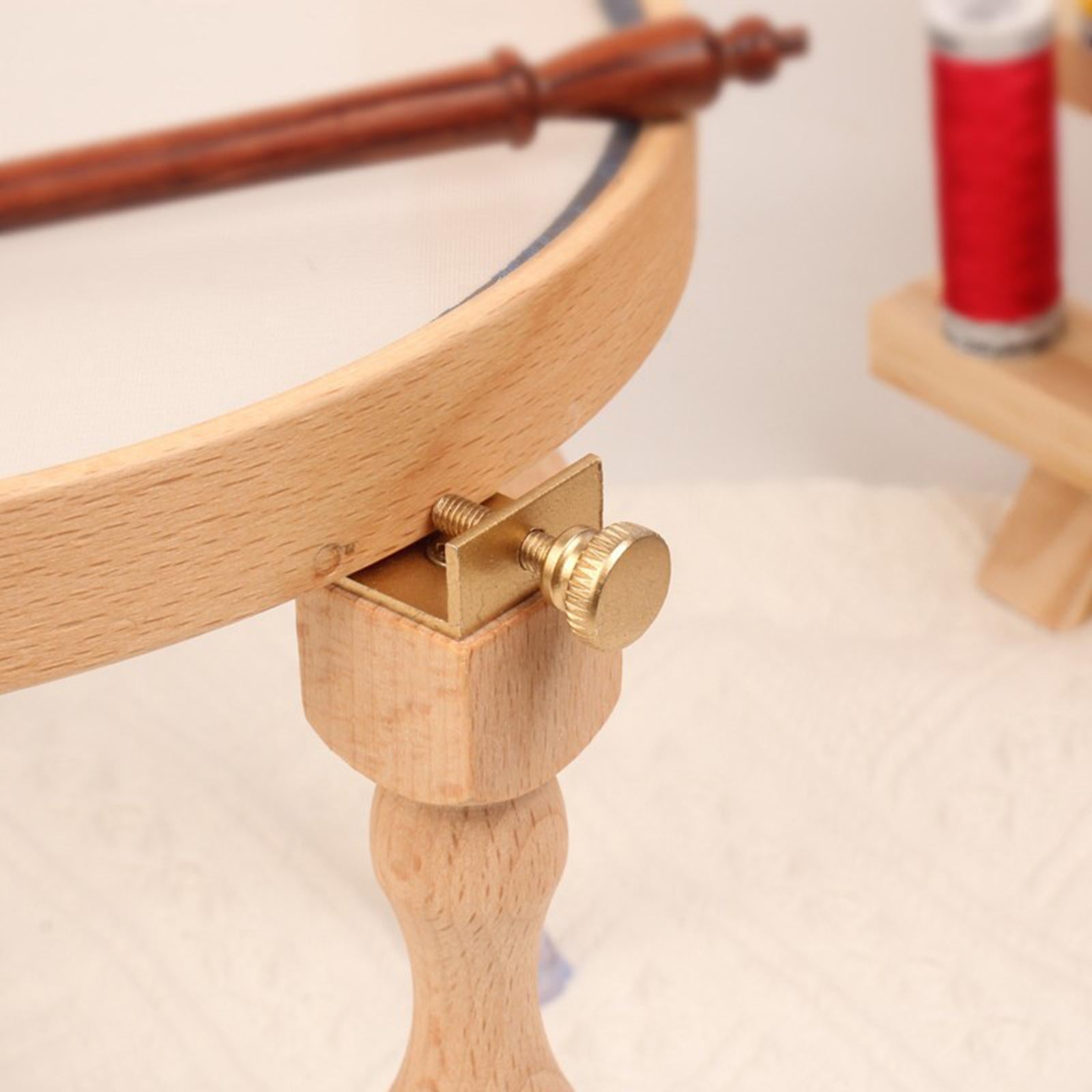 4pcs Wood Embroidery Hoop Legs Heightening Replacement Legs for Sewing Tool