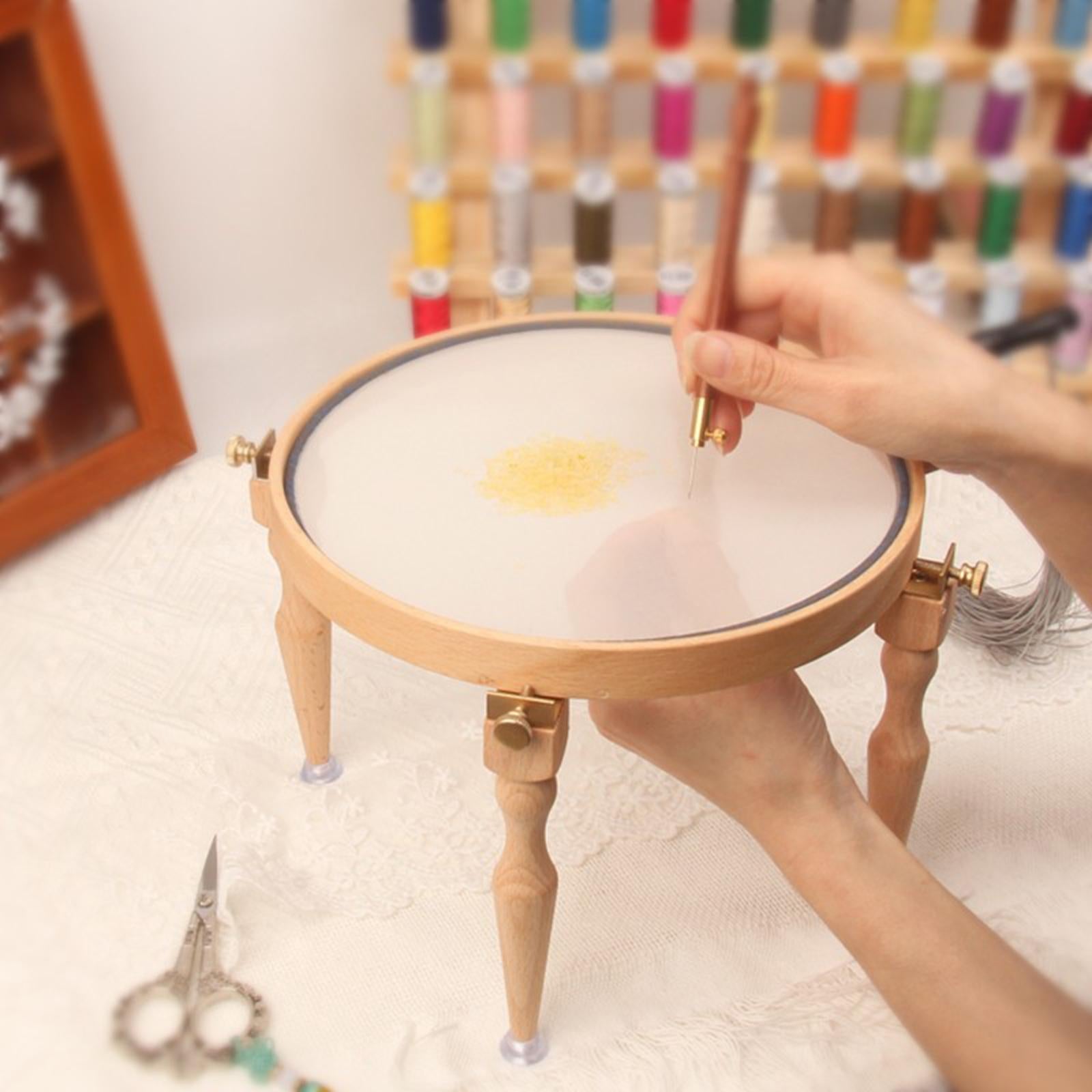 4pcs Wood Embroidery Hoop Legs Heightening Replacement Legs for Sewing Tool