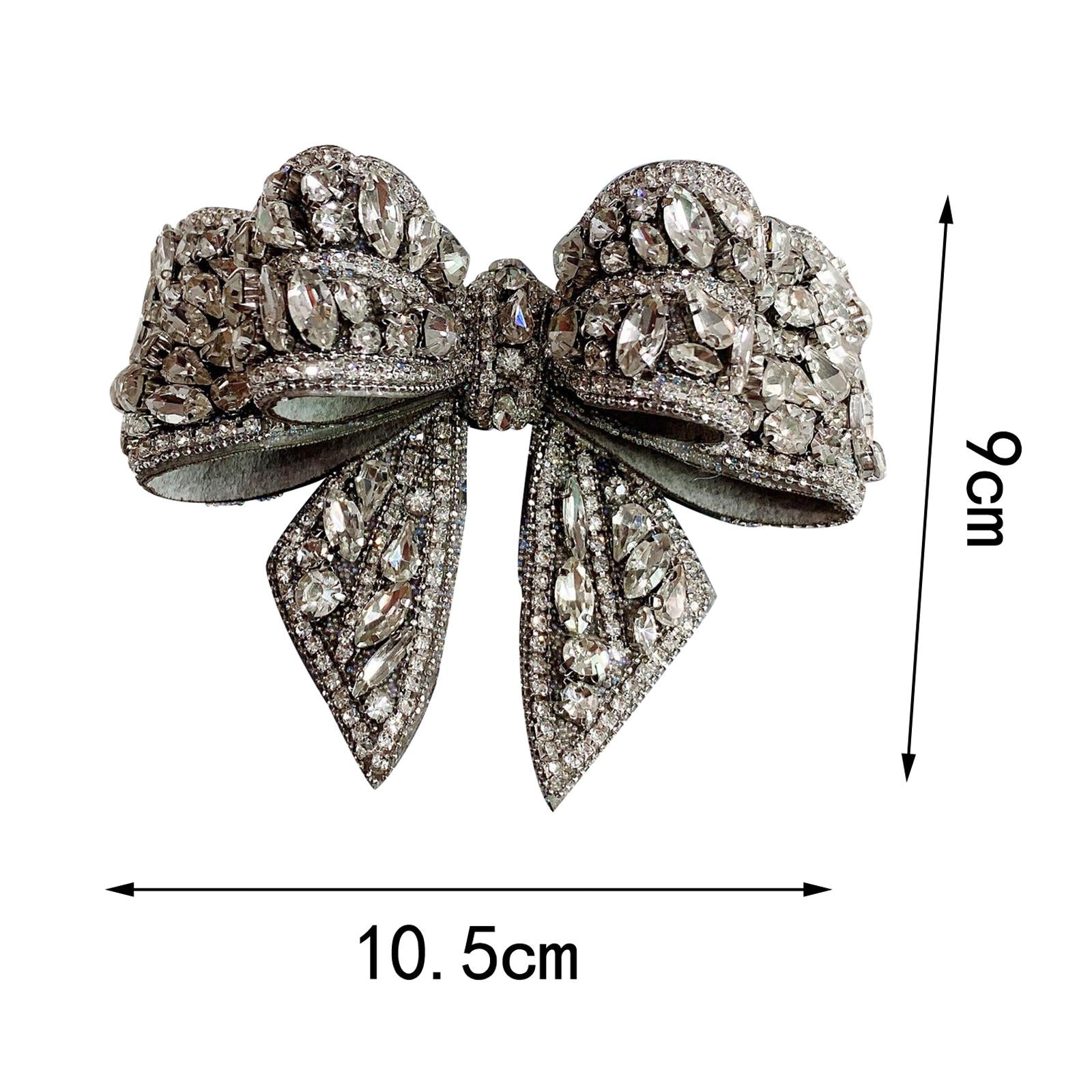 Women Butterfly Rhinestones Decorative Shoes Jewelry Charm Decor Accessory