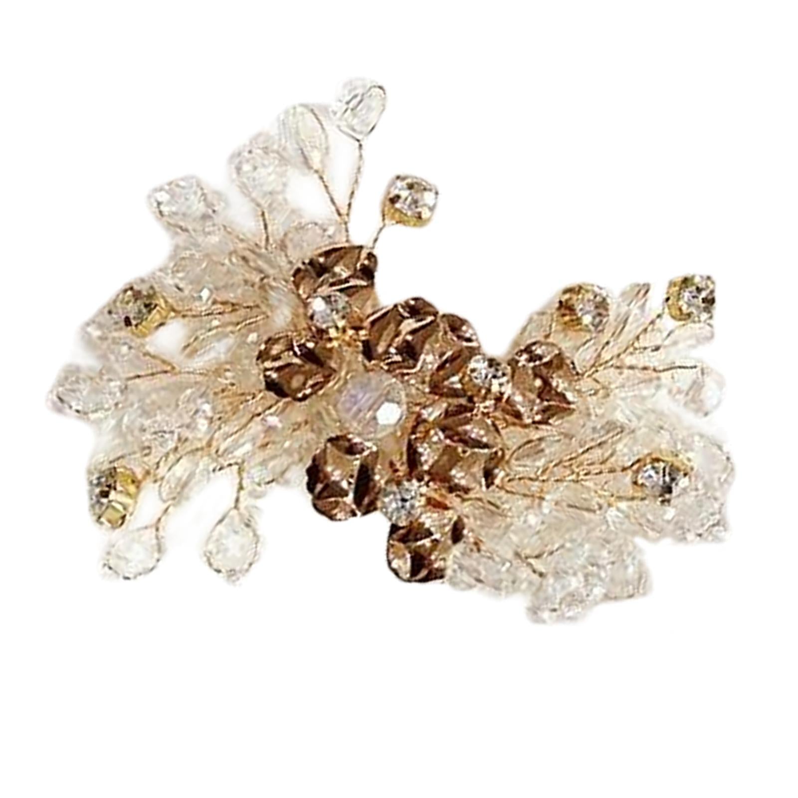 Exquisite Shoe Charm Rhinestone Shoe Flower for Women Lady Bridal High Heels