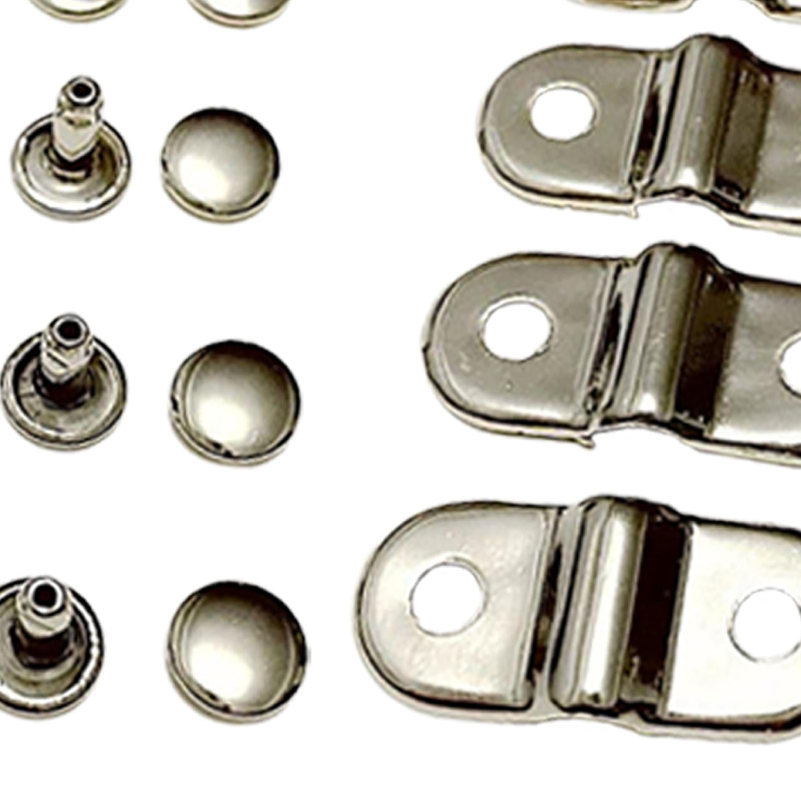 50Pcs Rivet Studs Hanger Hooks for Garment Belt Strap Decorative Accessories