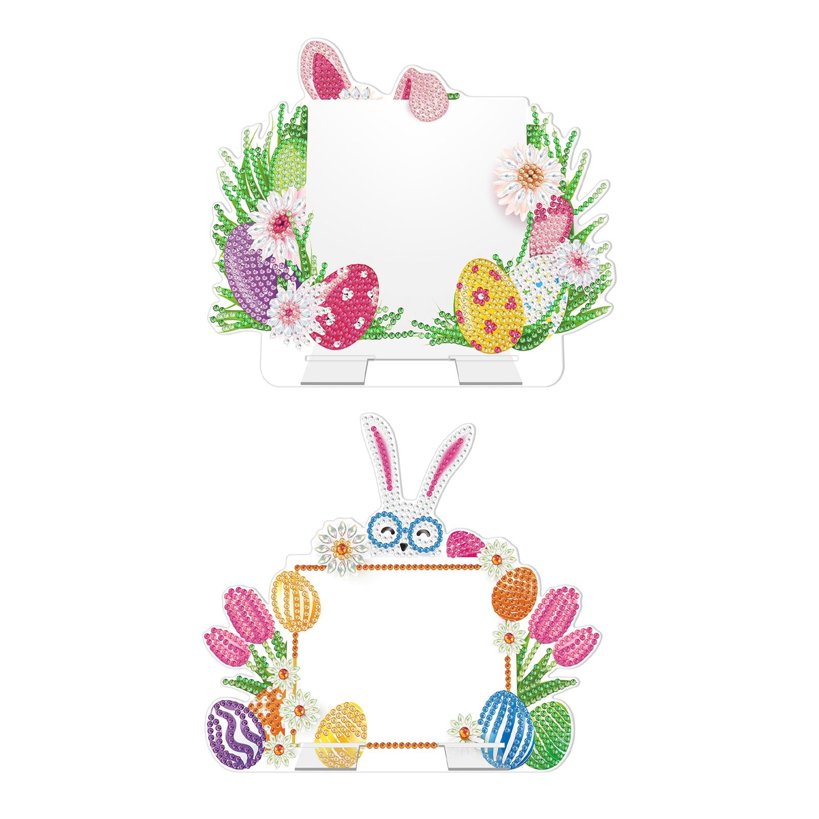 DIY Diamond Easter Handiwork Animal Message Board for Decor Ornament Home A