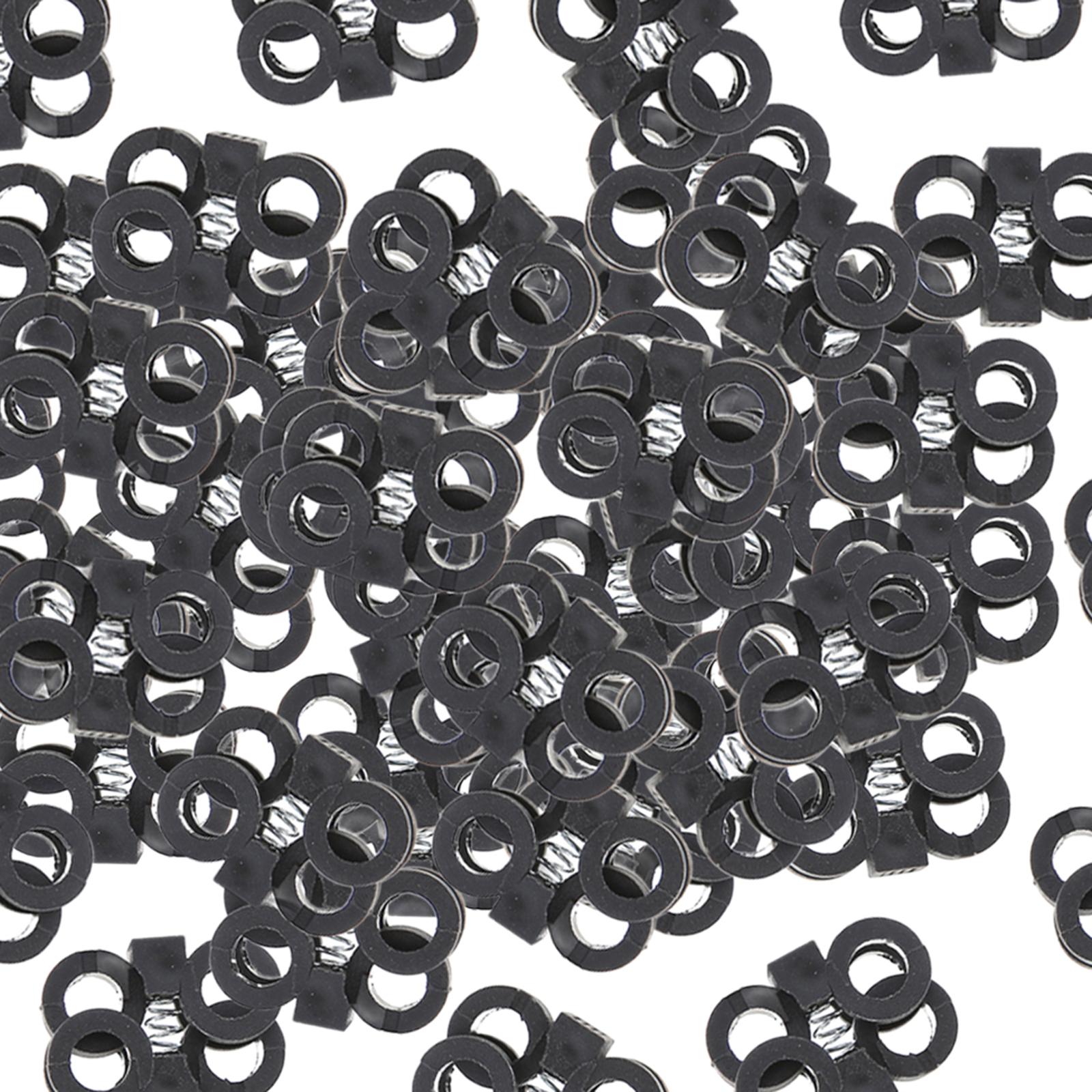 50pcs Quick Shoelace Lock Shoe Strings Cord Buckle Toggle Stopper