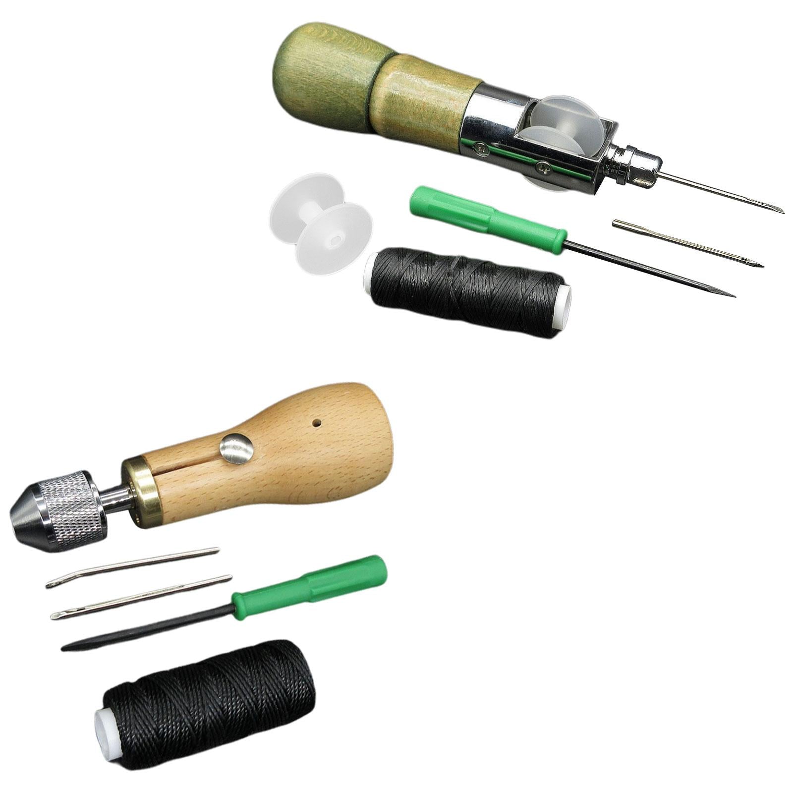 Sewing Awl Thread Kit Repair Tools Stitcher DIY Craft  No Spool device