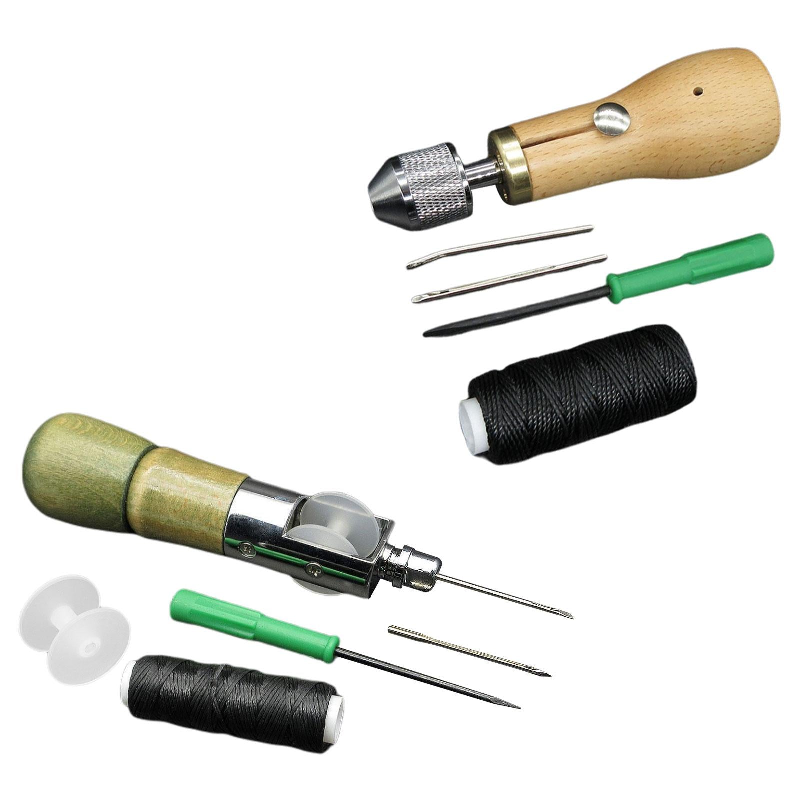 Sewing Awl Thread Kit Repair Tools Stitcher DIY Craft  No Spool device