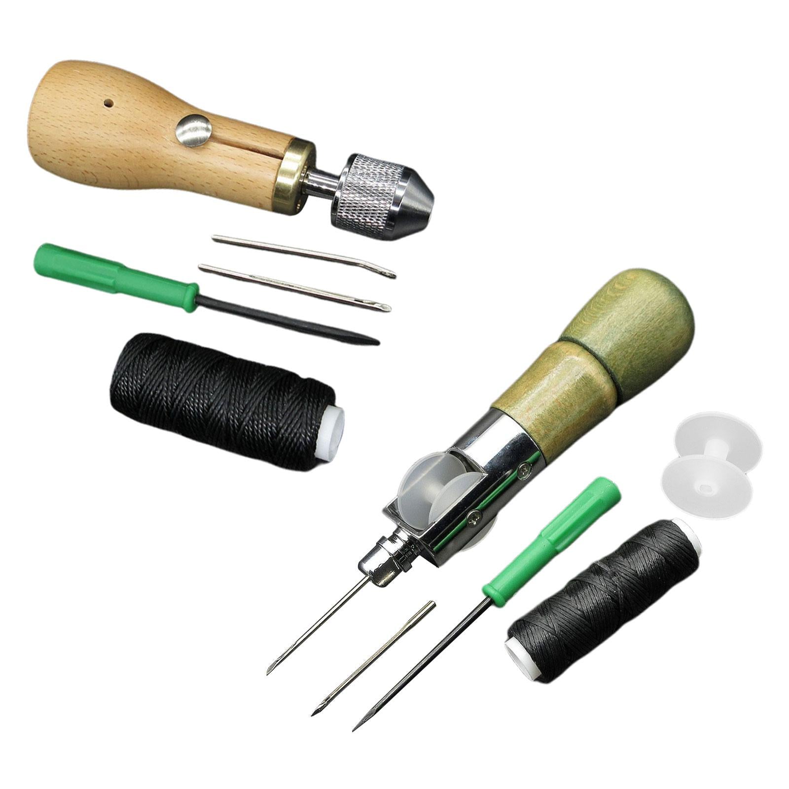 Sewing Awl Thread Kit Repair Tools Stitcher DIY Craft  No Spool device