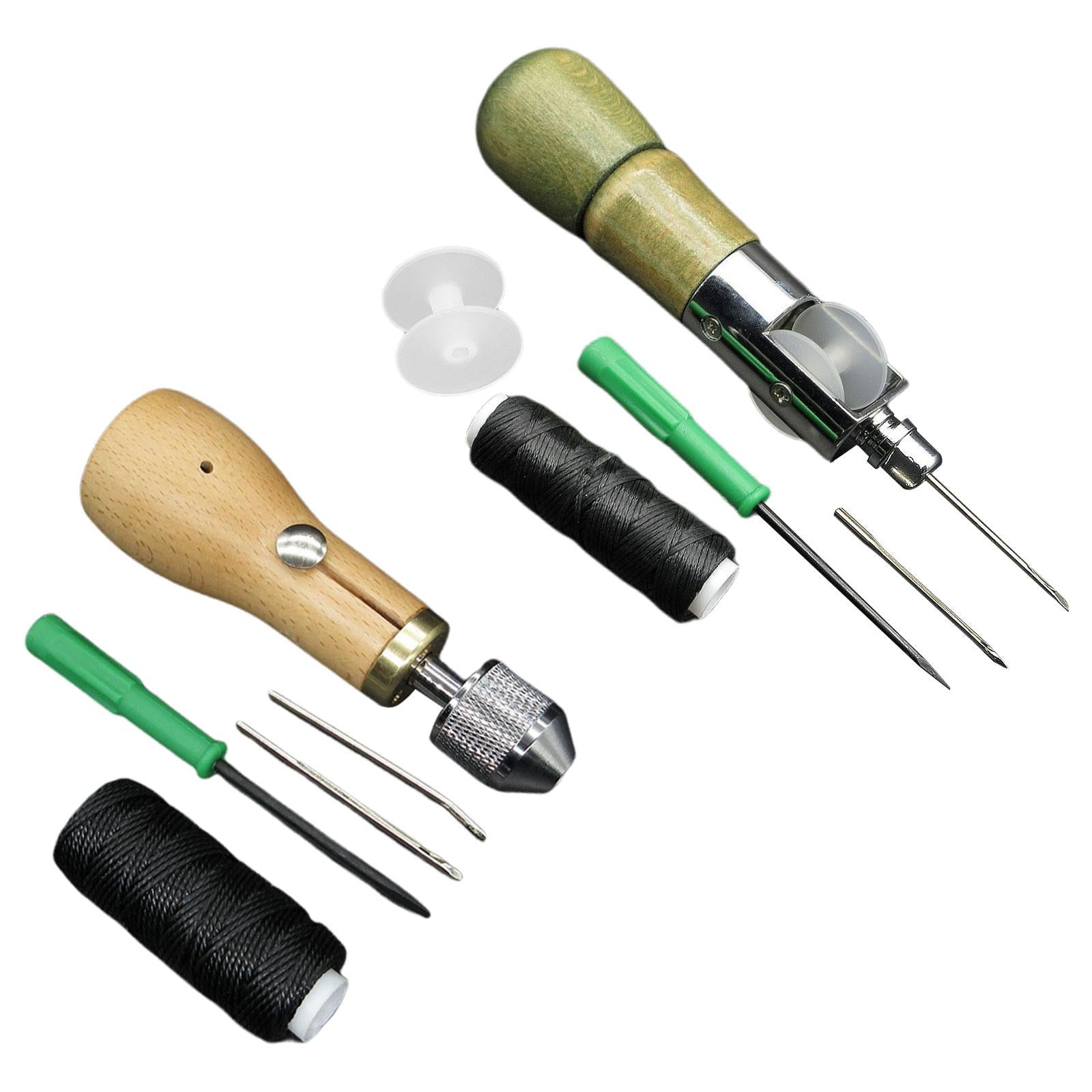 Sewing Awl Thread Kit Repair Tools Stitcher DIY Craft  No Spool device