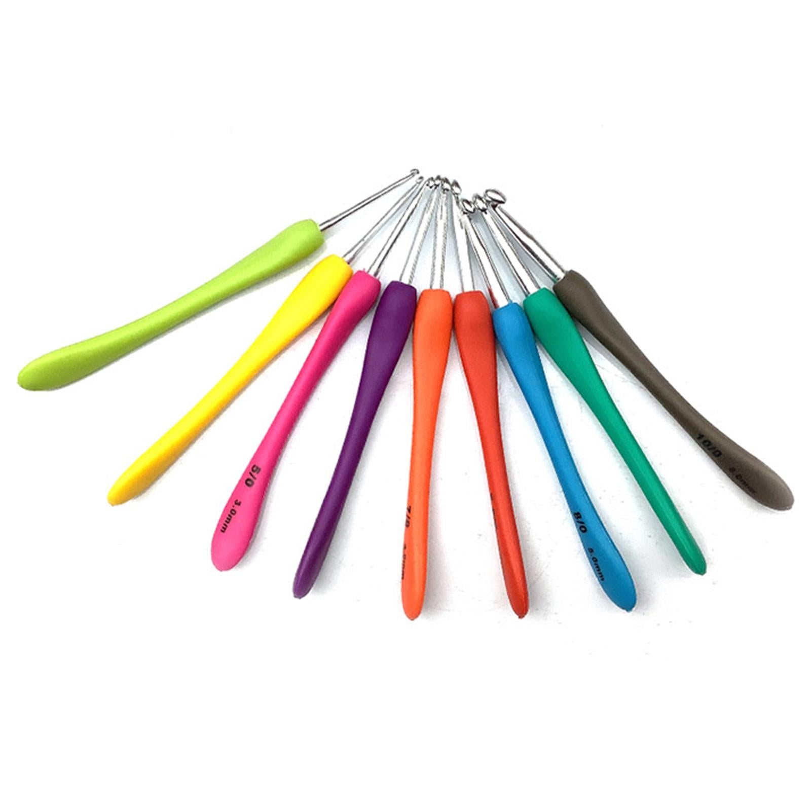 Crochet Hooks Set 12Pieces for Crochet Beginner Experienced Crocheters