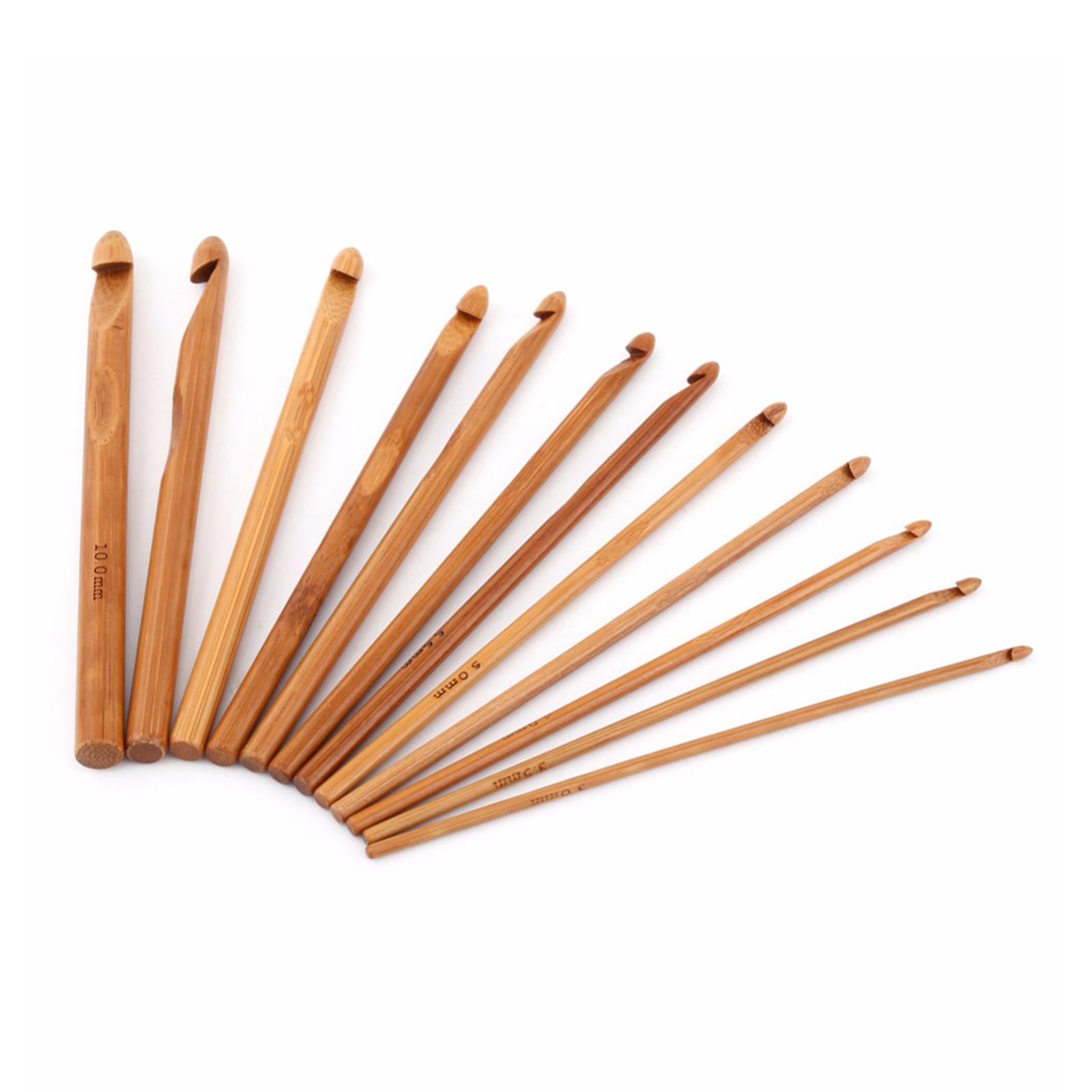 20Pcs Crochet Hooks Yarn Knitting Needles with Bag DIY Crafts Supplies Tool