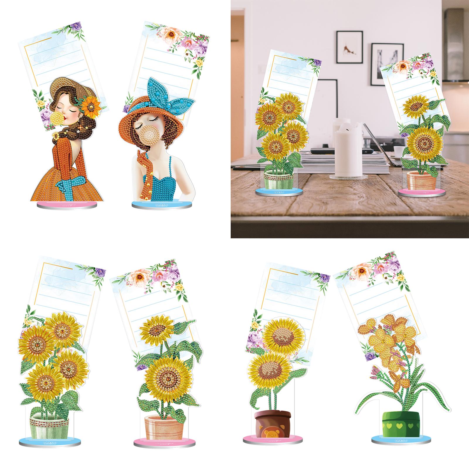 5D DIY Diamond Painting Photo Holder Memo Clip Name Place Card Picture Stand 11x19cm 11.5x19cm