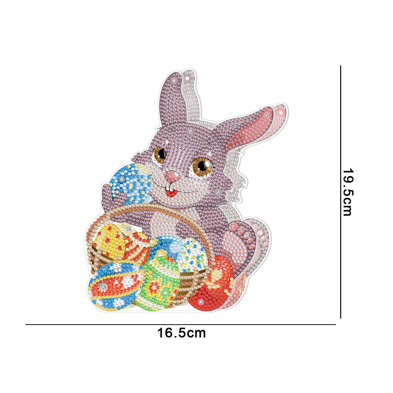 DIY Diamond Painting Easter Rabbit Decoration Handmade Diamond Drawing C