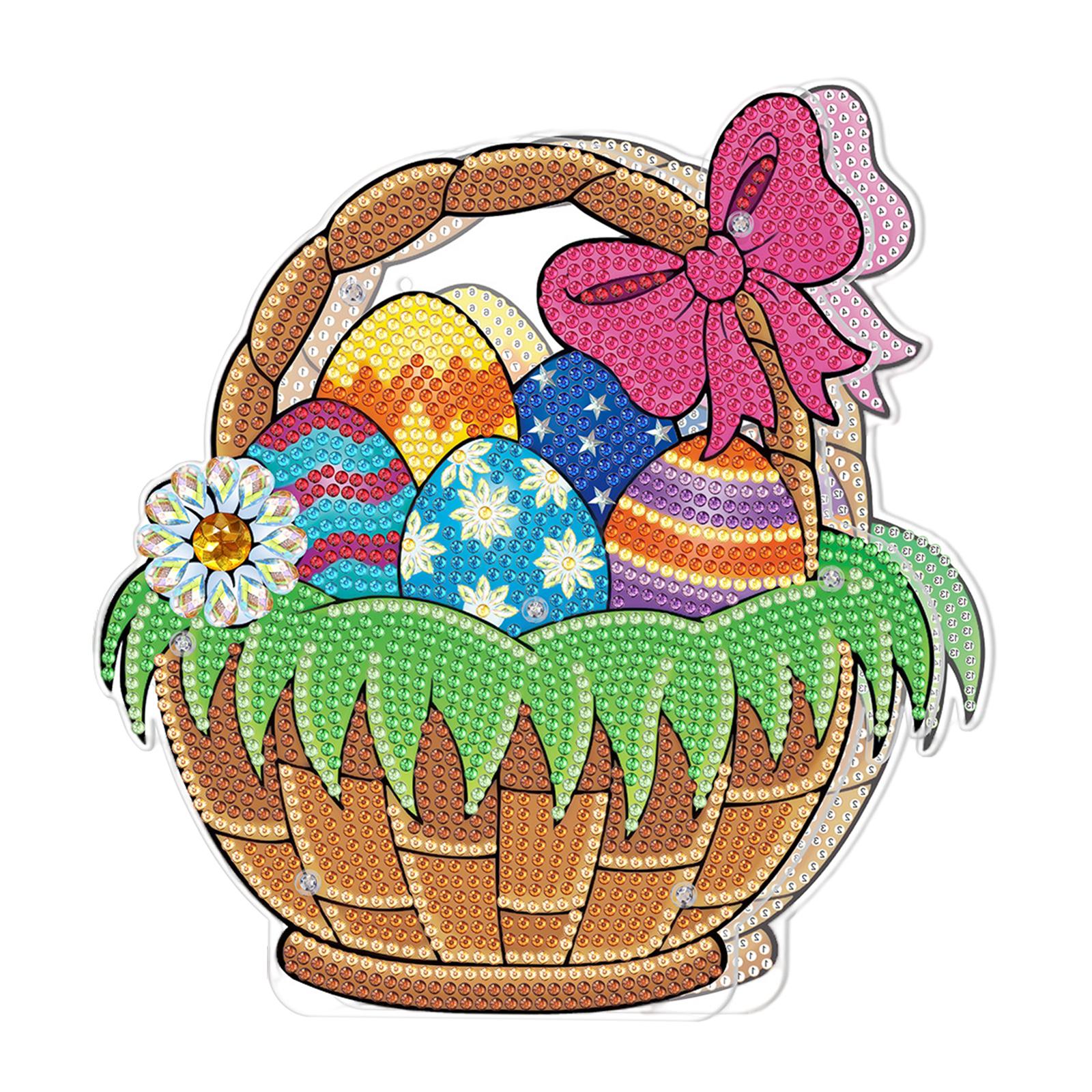 DIY Diamond Painting Easter Rabbit Decoration Handmade Diamond Drawing D