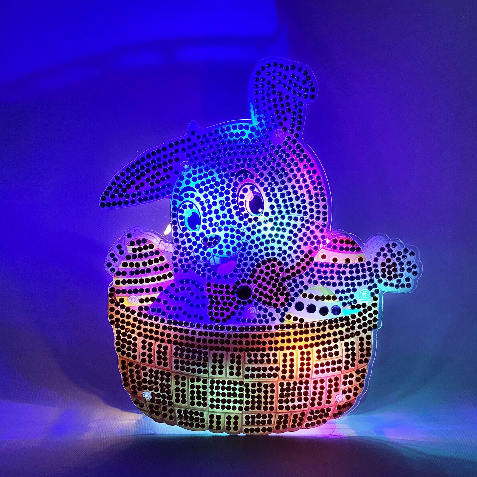 DIY Diamond Painting Easter Rabbit Decoration Handmade Diamond Drawing E