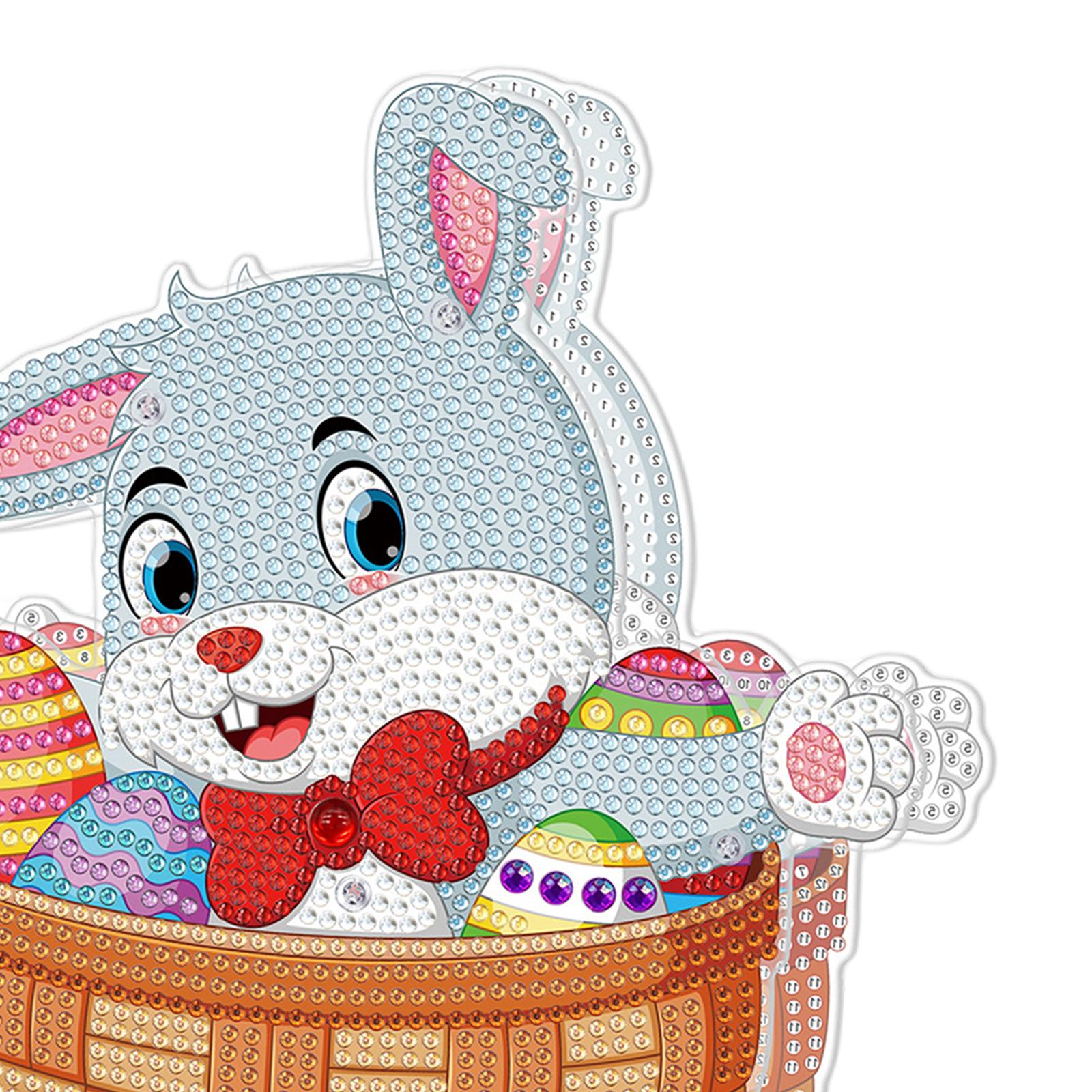 DIY Diamond Painting Easter Rabbit Decoration Handmade Diamond Drawing E
