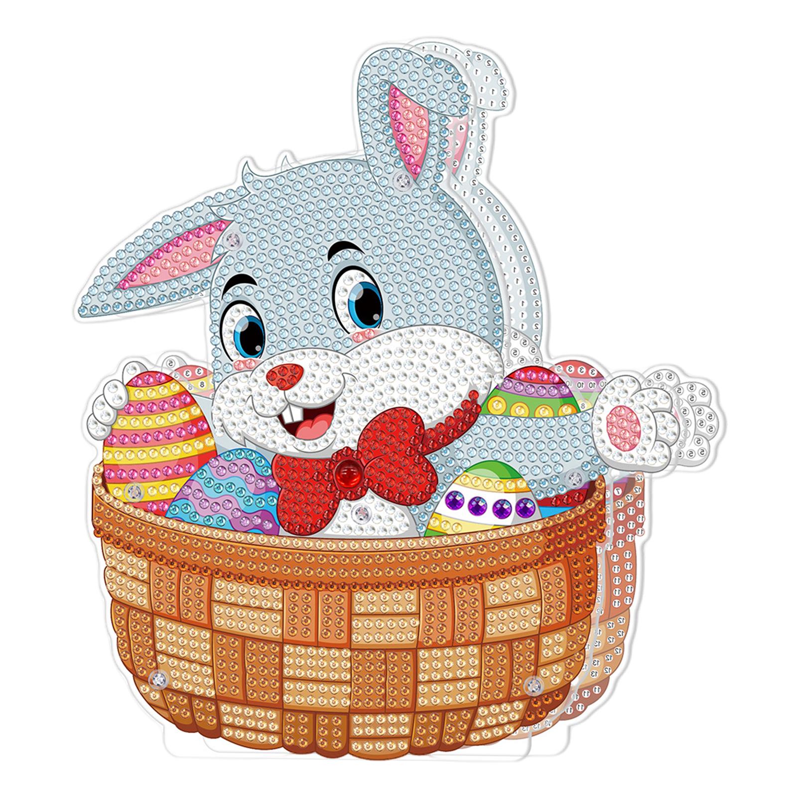 DIY Diamond Painting Easter Rabbit Decoration Handmade Diamond Drawing E