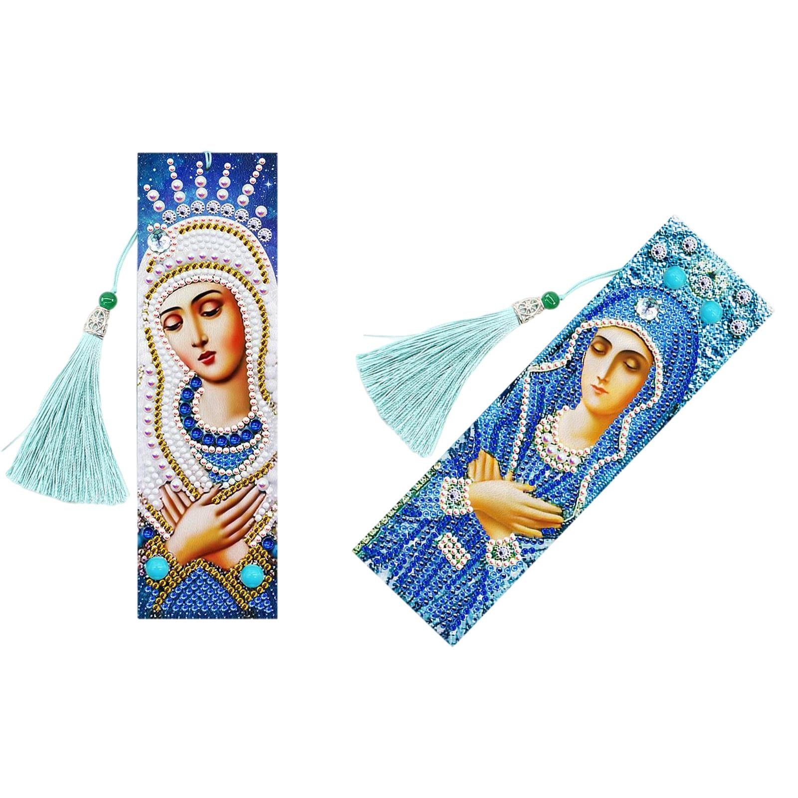 5D Diamond Painting Bookmark Kit Tassel Bookmark Art Crafts for Kids Adults Women