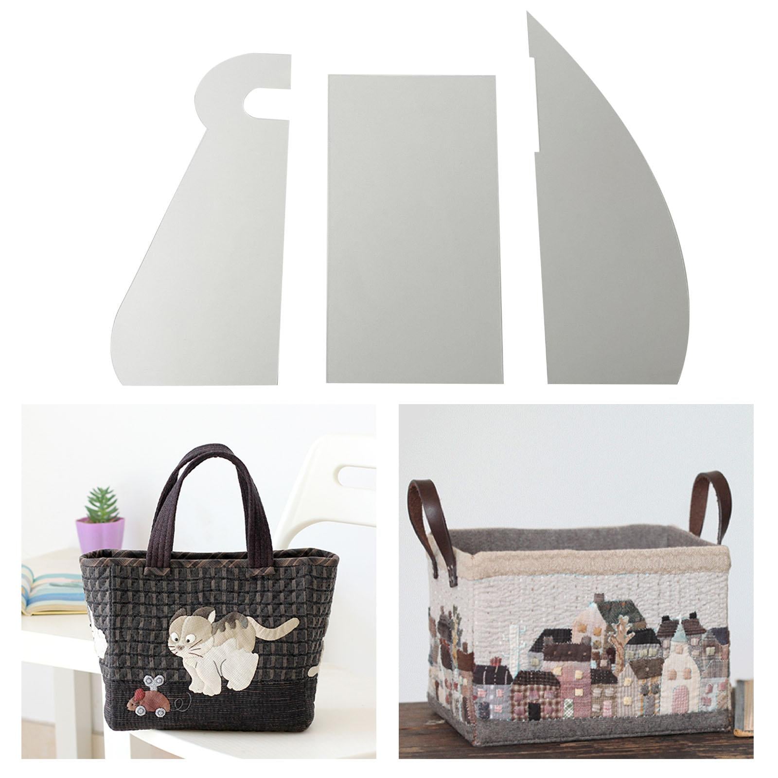 1 Set Casserole Storage Bag Patchwork Template Pot Bowl Carry Bag DIY M