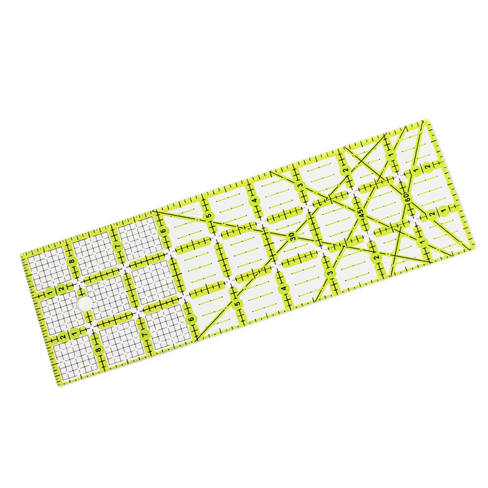 Acrylic Patchwork Ruler Cutting Ruler 9 inch Clear and Accurate Handmade