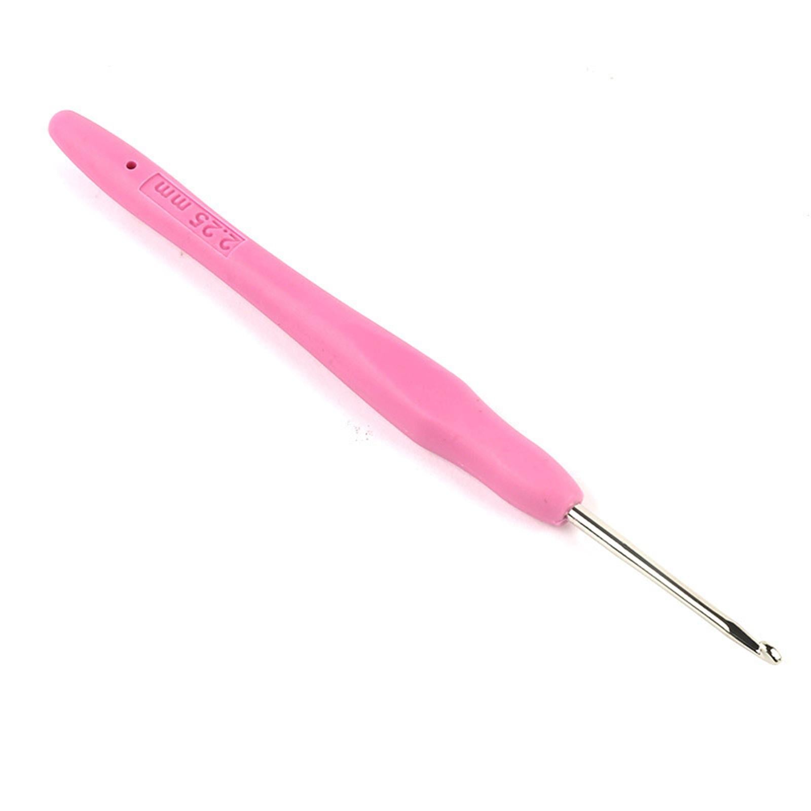 10x Crochet Hooks Kit Ergonomic Handle for Women Beginners Household