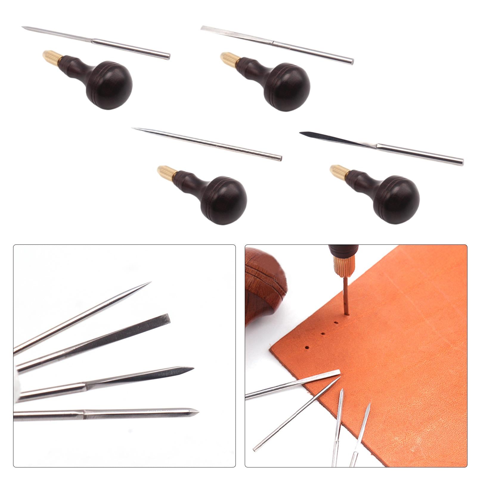 Professional Awl Tool Leathercraft Handmade Shoe and DIY cone