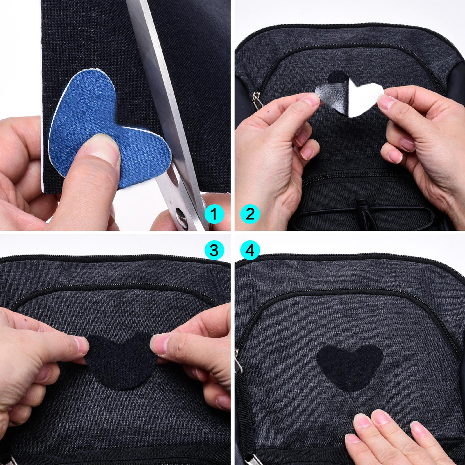 10x Fine Linen Repair Patches Self-Adhesive Sleeping Bag Bags Sofas Tents 10.5x20.5cm