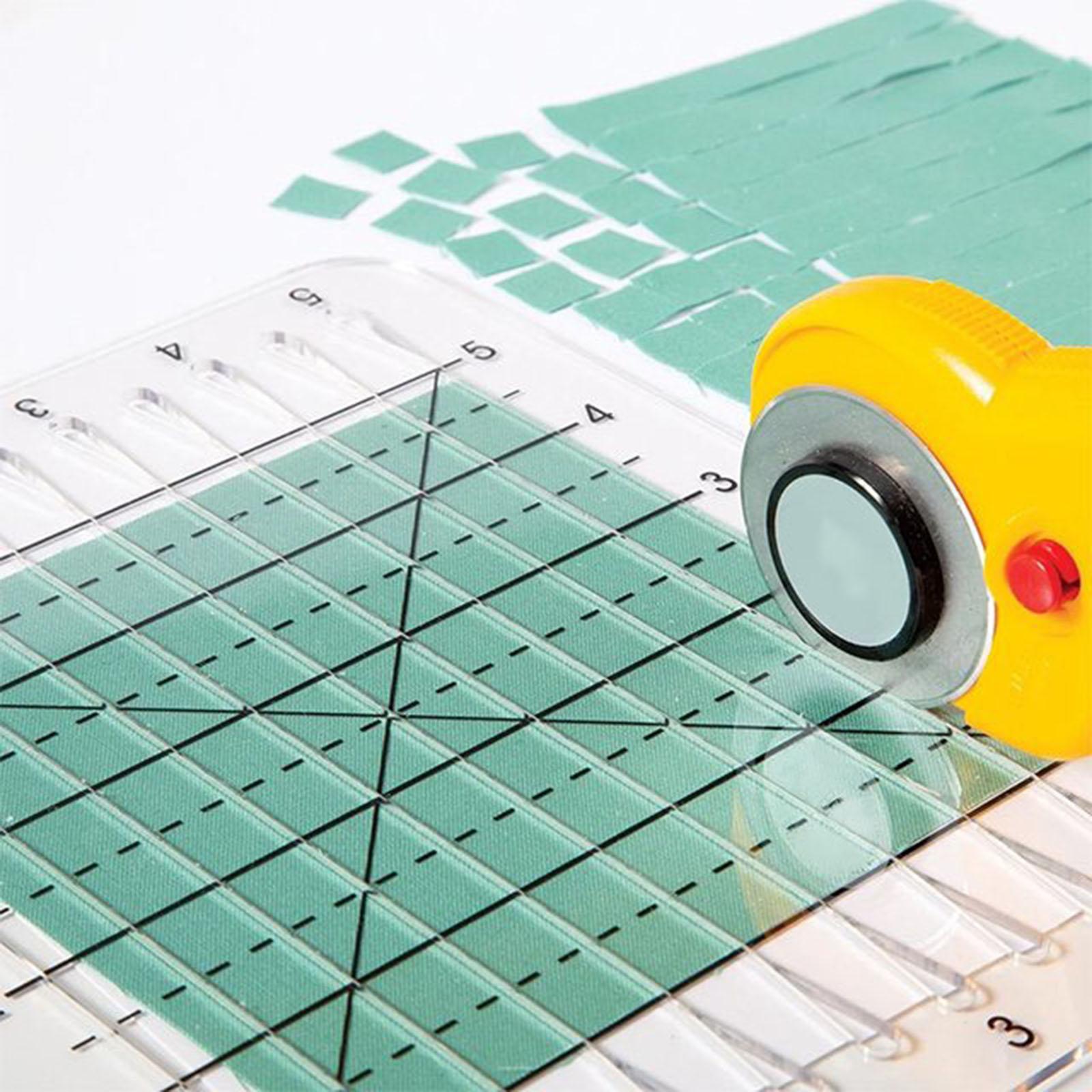 Acrylic Quilting Ruler Template Patchwork Stencils 5 Scribing Sewing Tool"