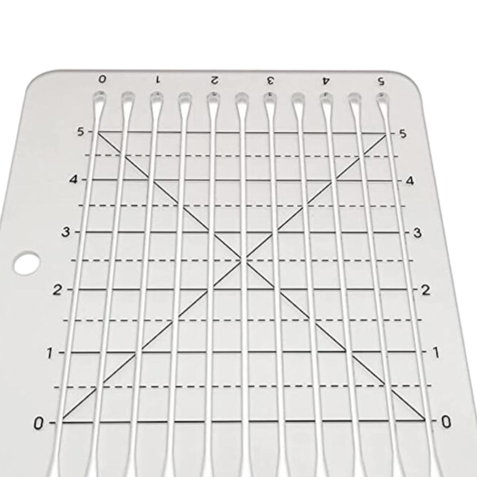 Acrylic Quilting Ruler Template Patchwork Stencils 5 Scribing Sewing Tool"