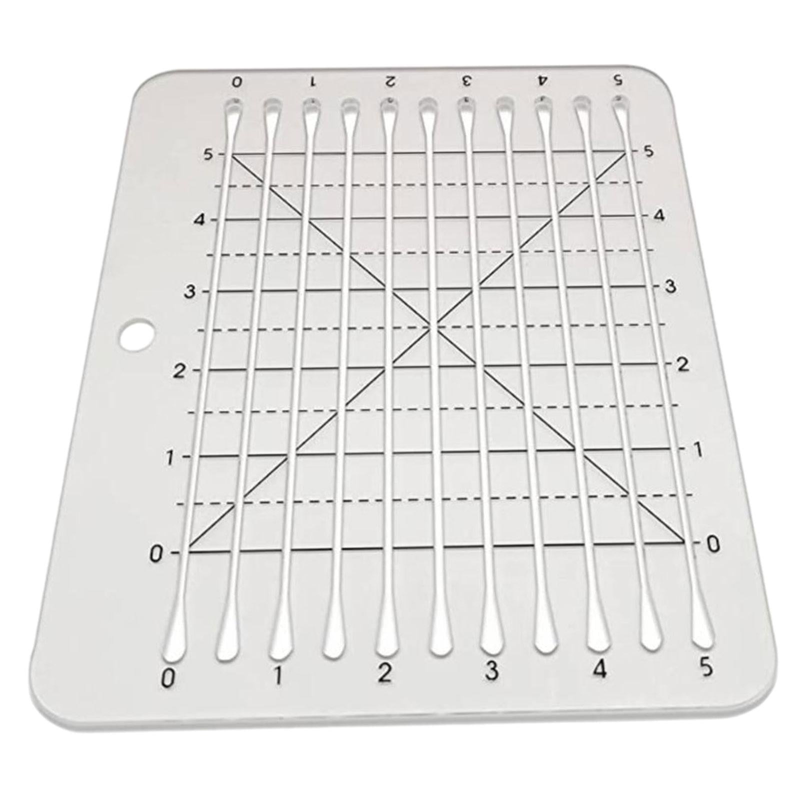 Acrylic Quilting Ruler Template Patchwork Stencils 5 Scribing Sewing Tool"