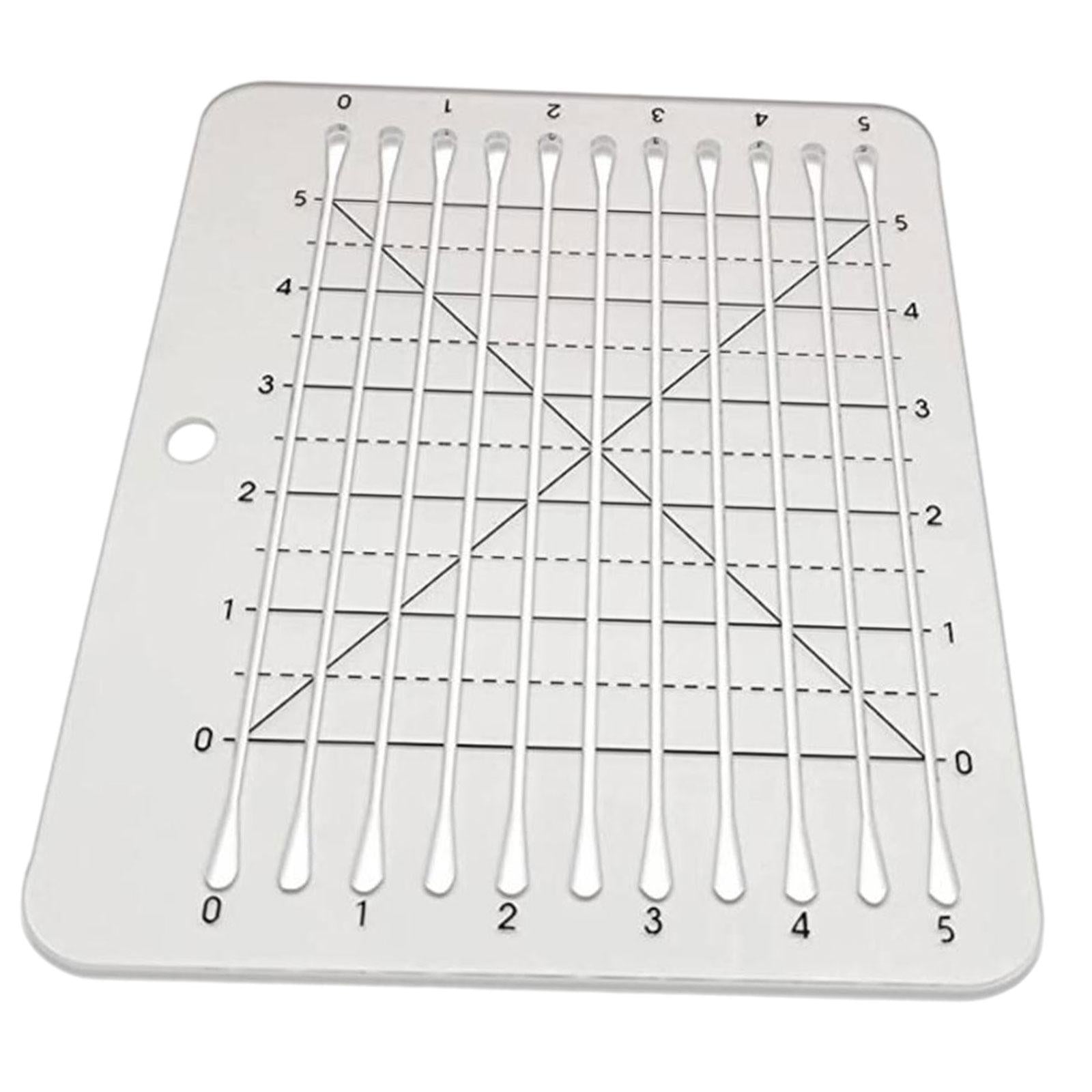 Acrylic Quilting Ruler Template Patchwork Stencils 5 Scribing Sewing Tool"