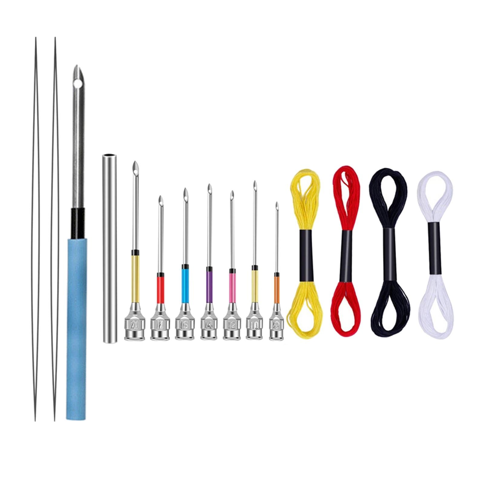 Embroidery Kit Stitching Punch Sewing Pins Needles for Beginners 16.7x10x3cm