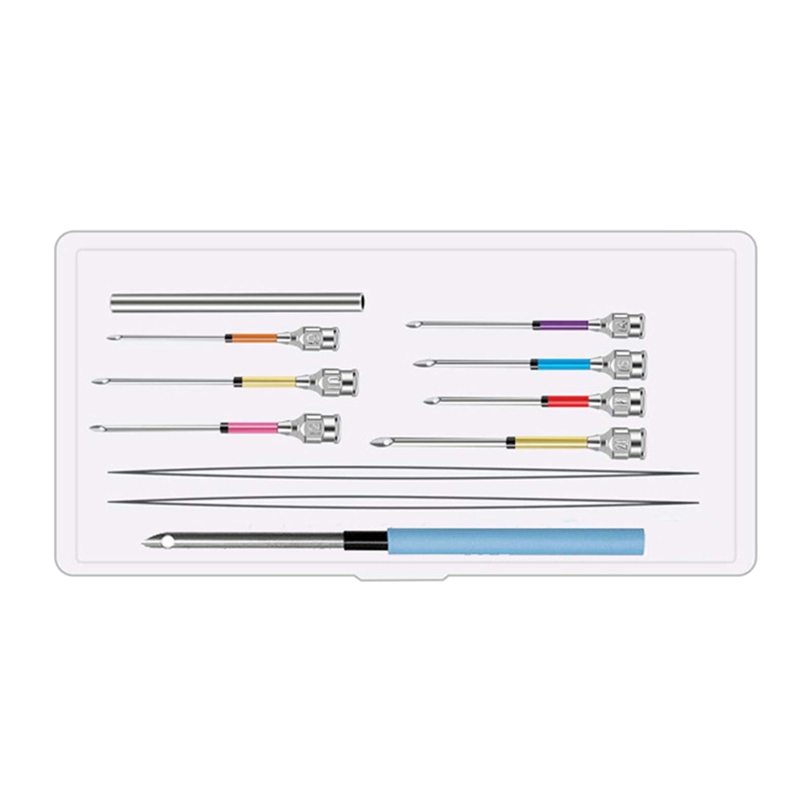 Embroidery Kit Stitching Punch Sewing Pins Needles for Beginners 16.7x10x3cm