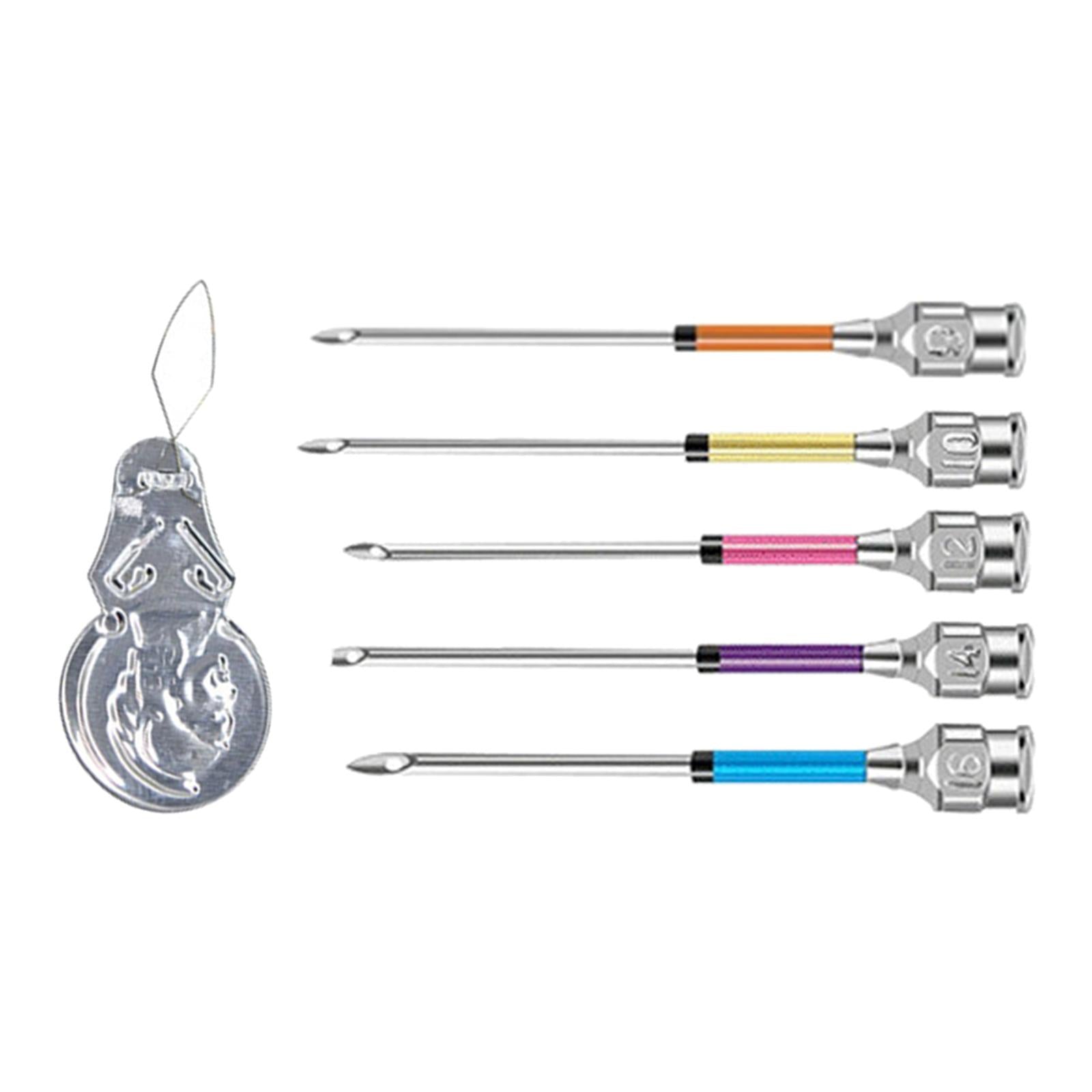 Embroidery Kit Stitching Punch Sewing Pins Needles for Beginners 5.5x4x2cm