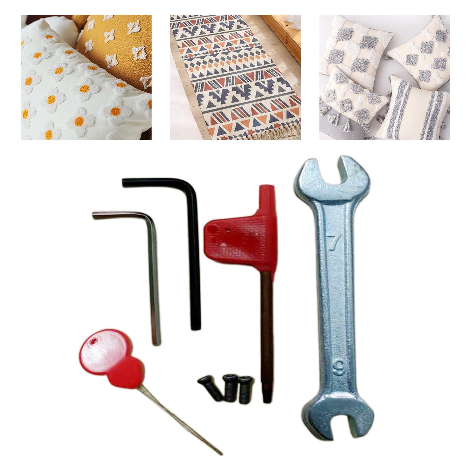 Portable Tufting Gun Tool Set DIY Supplies Craft Home Rugs Embroidery Parts