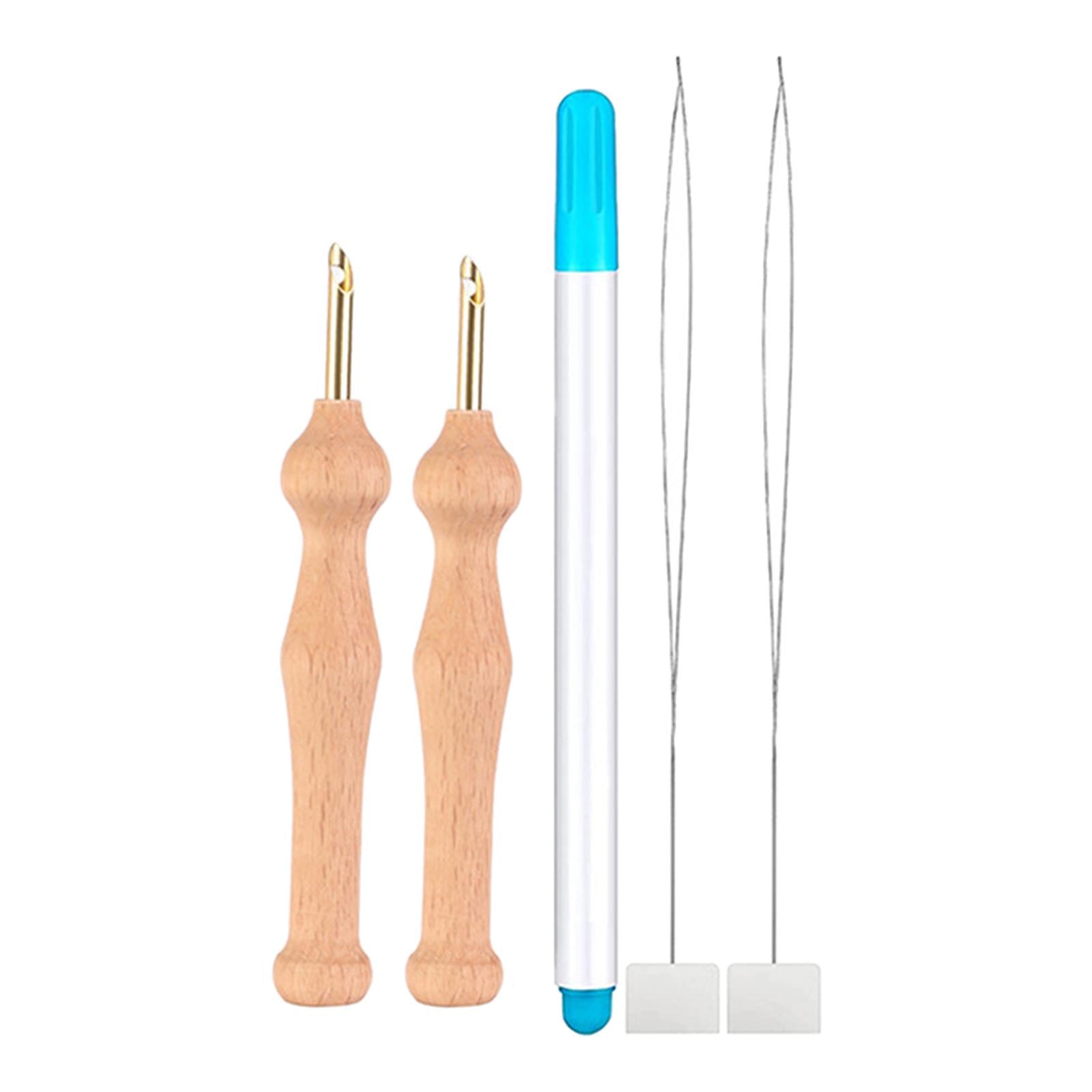 Embroidery Pen Punch Needle Kits Making Crafts Tools  With scissors