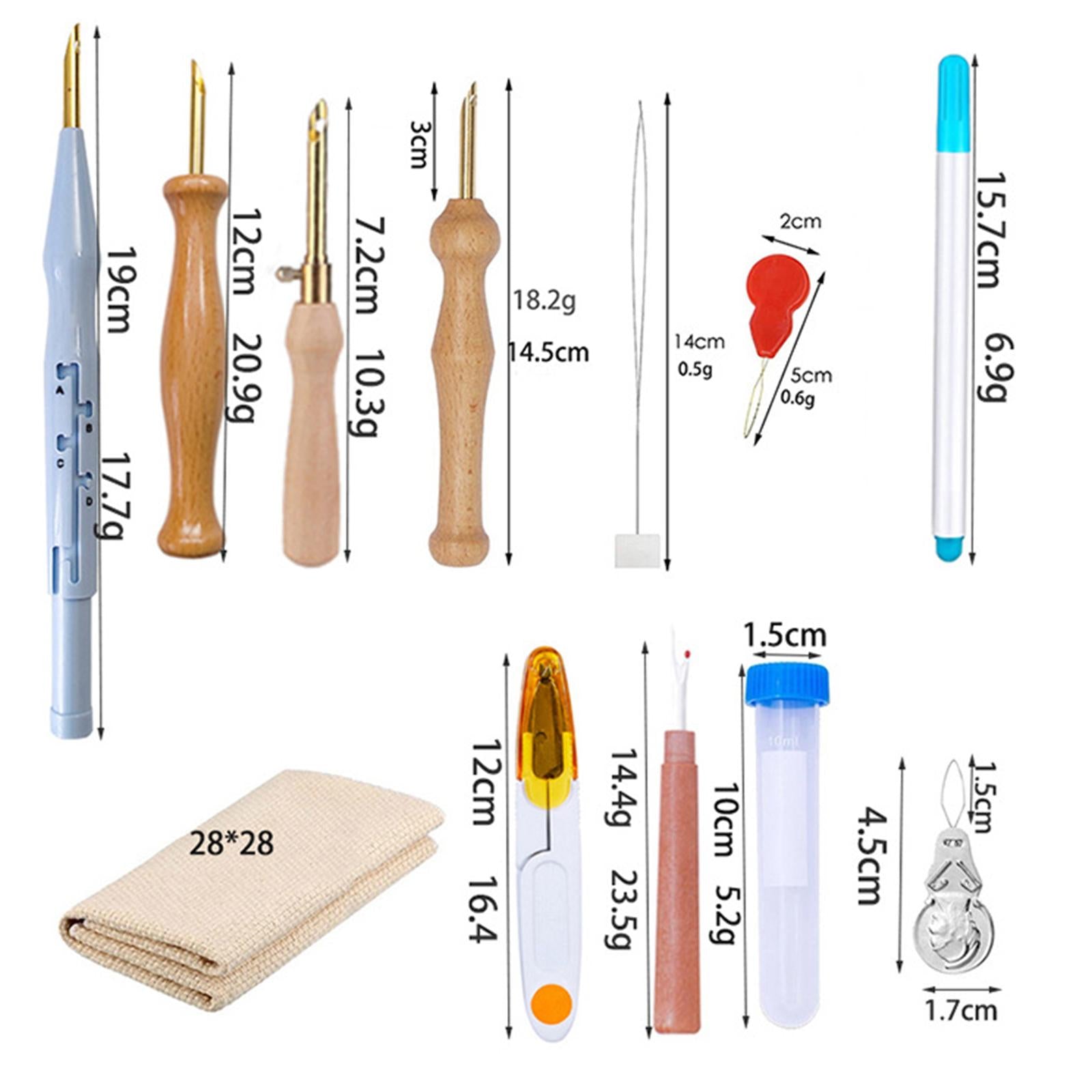 Embroidery Pen Punch Needle Kits Making Crafts Tools  Without scissors
