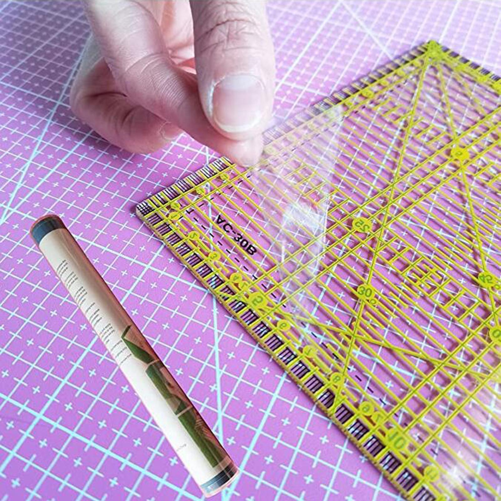 Non-Slip Grip Roll DIY Invisible for Quilting Ruler Template Household