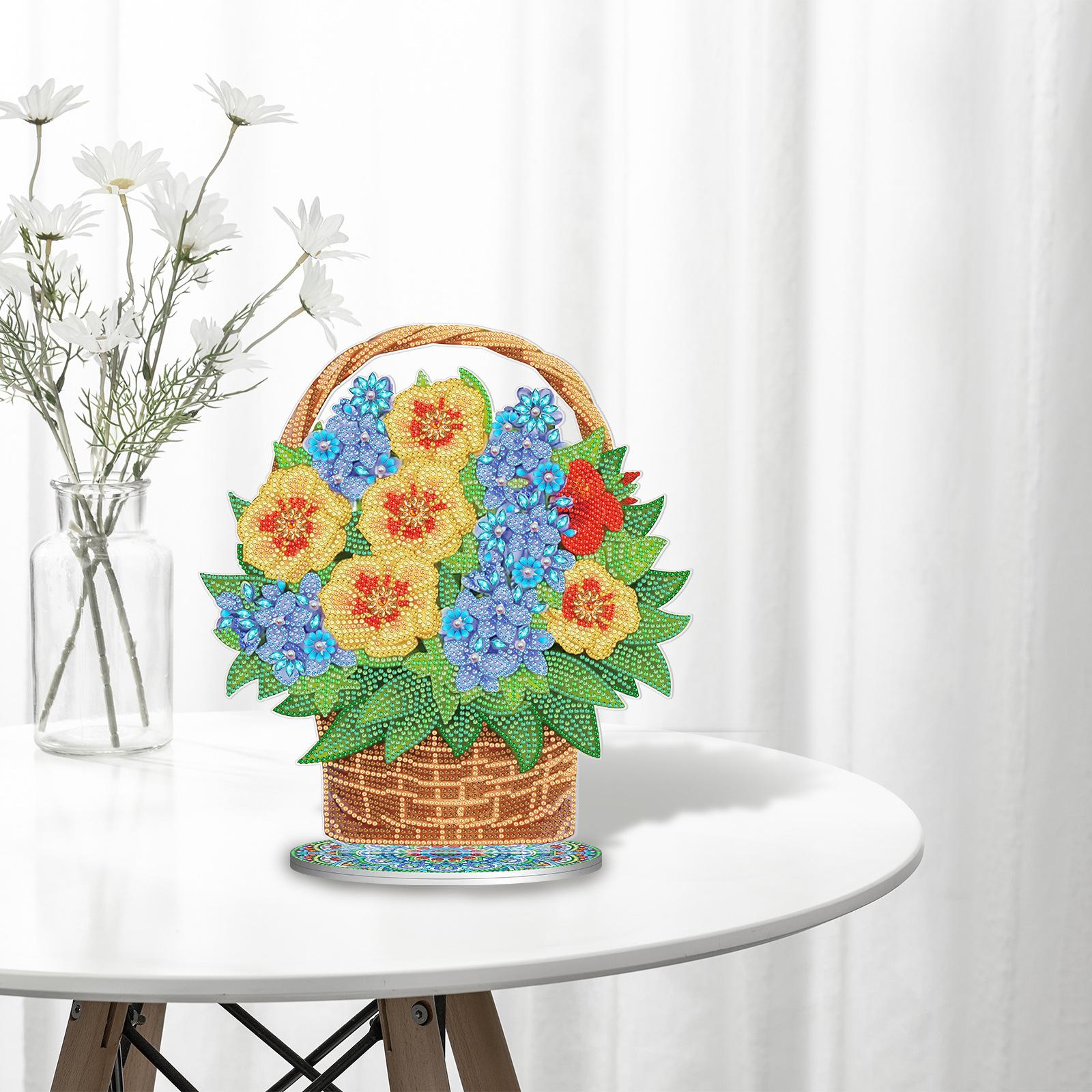 DIY Diamond Painting Kit Ornament Craft for Home Decor 13.8CM 27.5x29.5CM