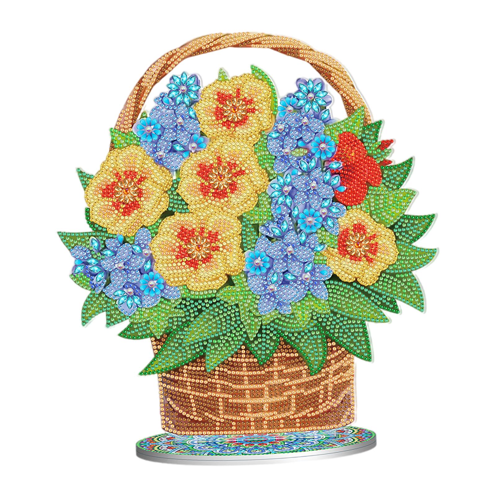 DIY Diamond Painting Kit Ornament Craft for Home Decor 13.8CM 27.5x29.5CM