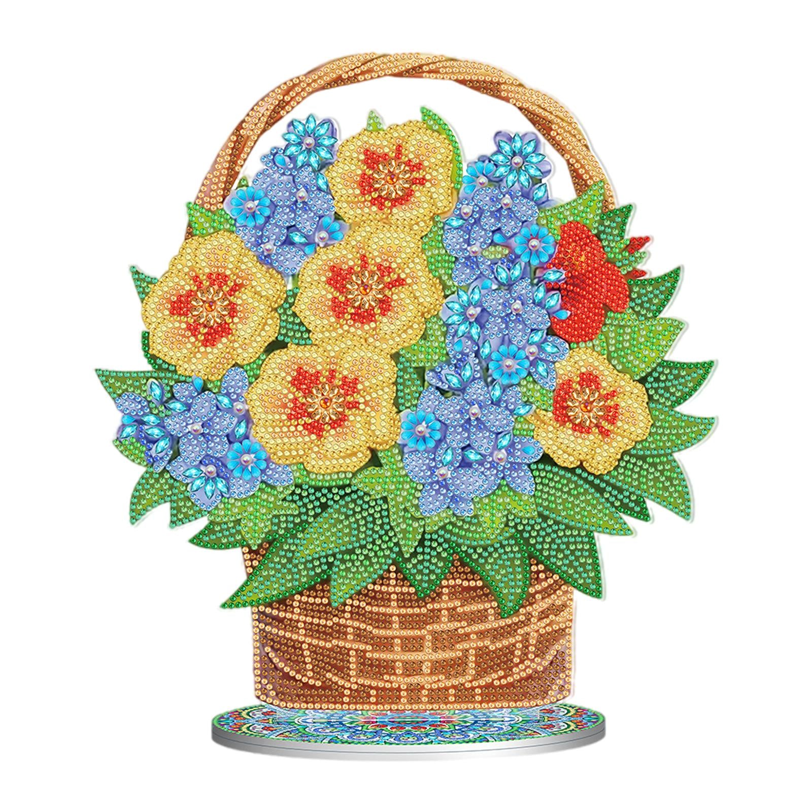 DIY Diamond Painting Kit Ornament Craft for Home Decor 13.8CM 27.5x29.5CM