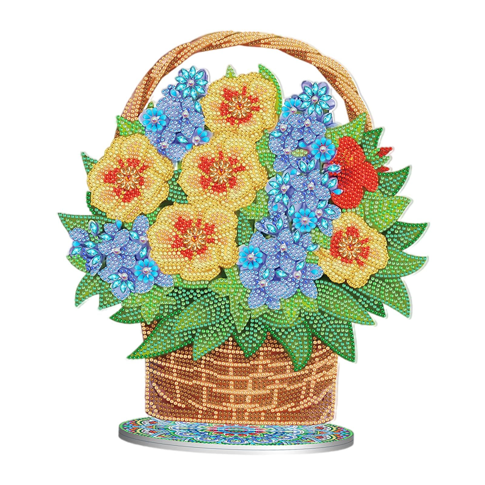DIY Diamond Painting Kit Ornament Craft for Home Decor 13.8CM 27.5x29.5CM