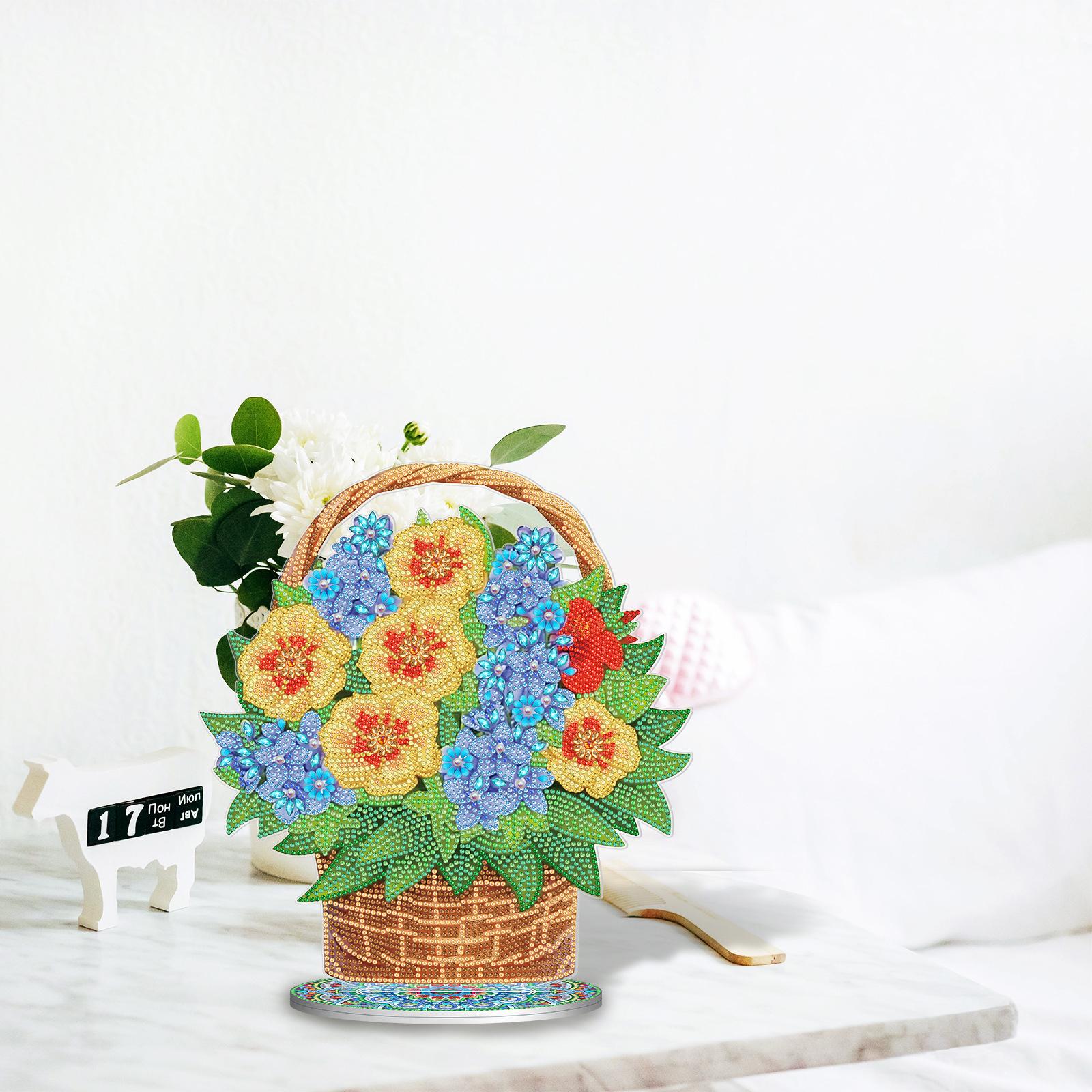 DIY Diamond Painting Kit Ornament Craft for Home Decor 13.8CM 27.5x29.5CM