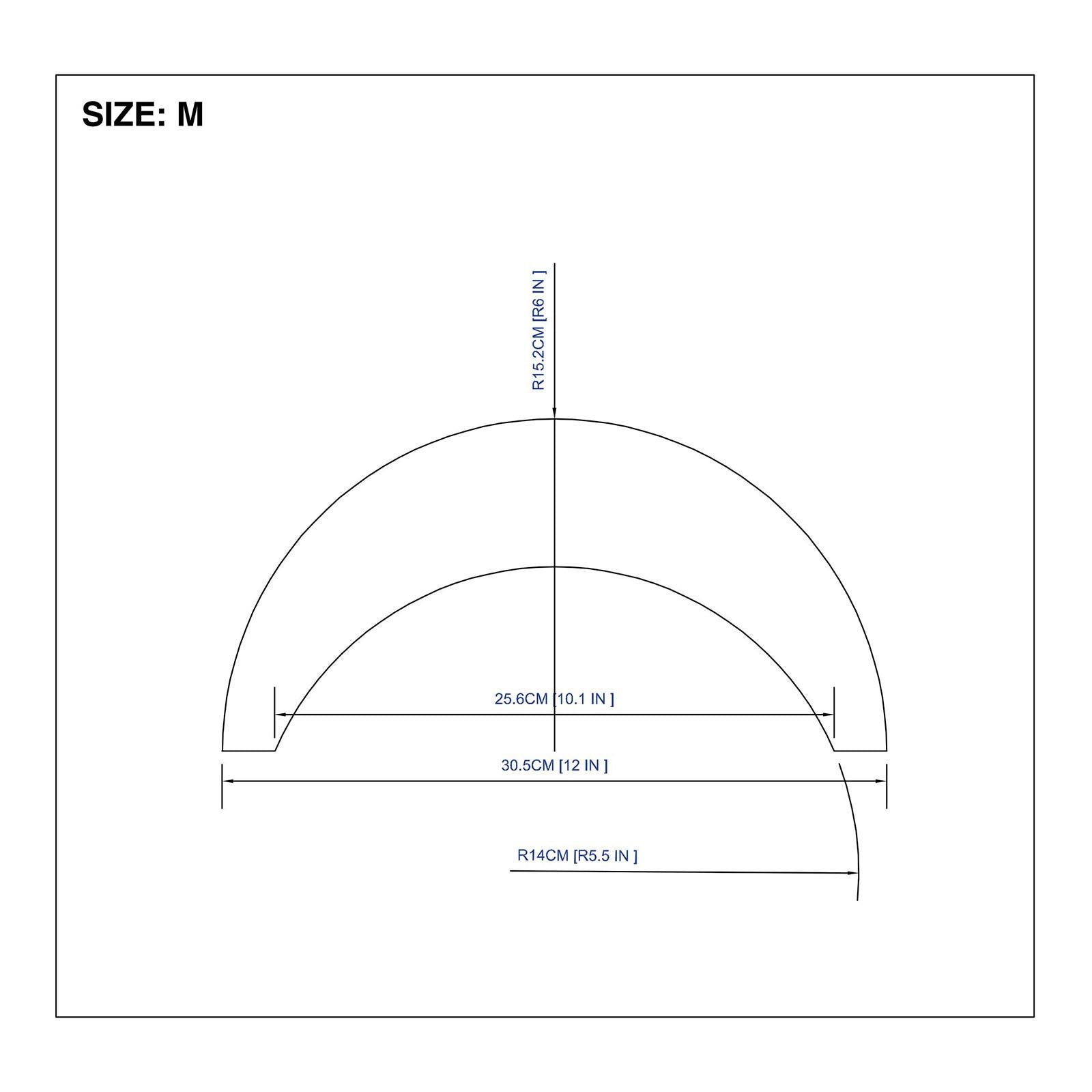 Ruler Template Sewing Tool Domestic Sewing Machine Quilting M  30.5X15.2cm